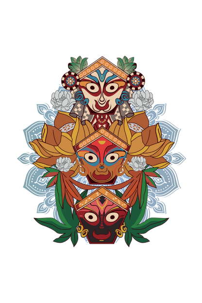 Round Neck Jagannathji