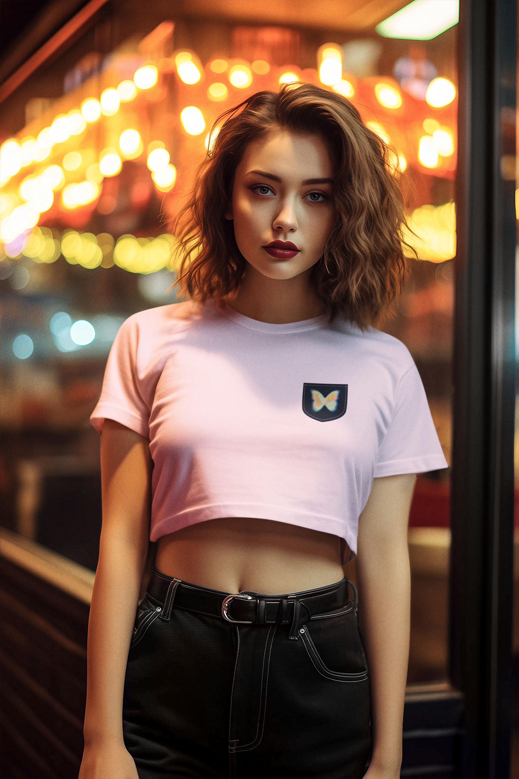 Butterfly Crop Top