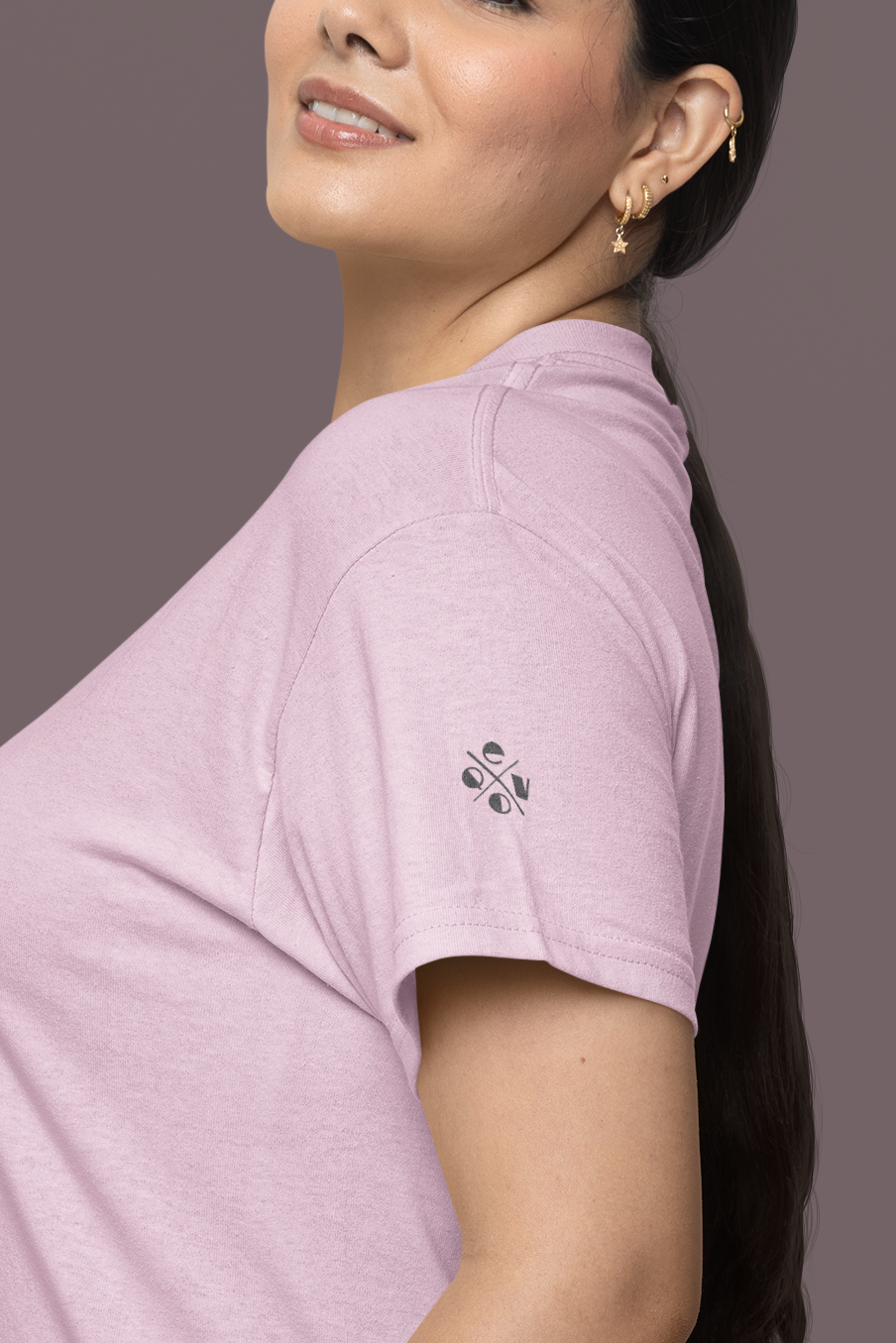 Shades of Pink Plain Unisex Classic Crew T-Shirt