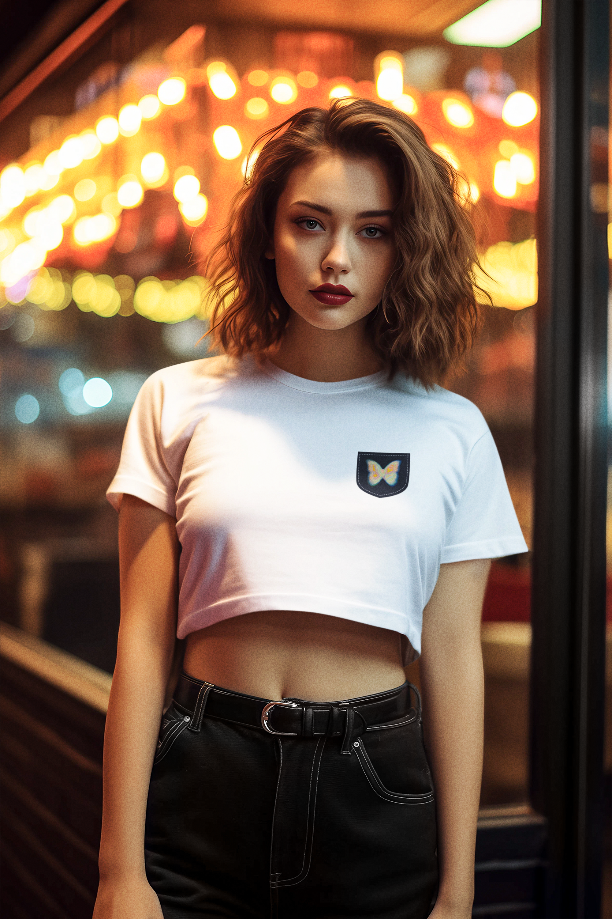 Butterfly Crop Top