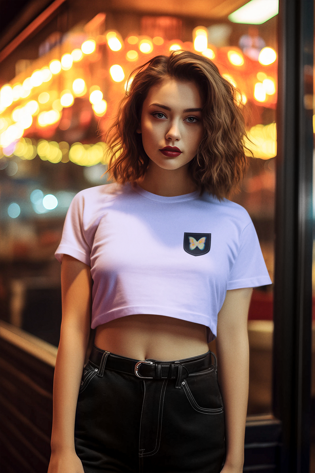 Butterfly Crop Top