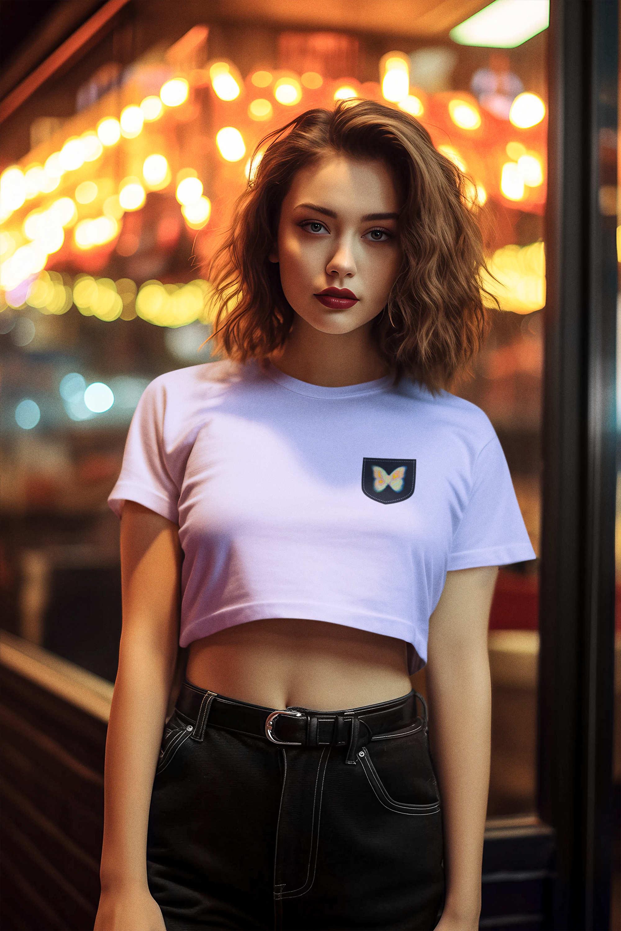 Butterfly Crop Top