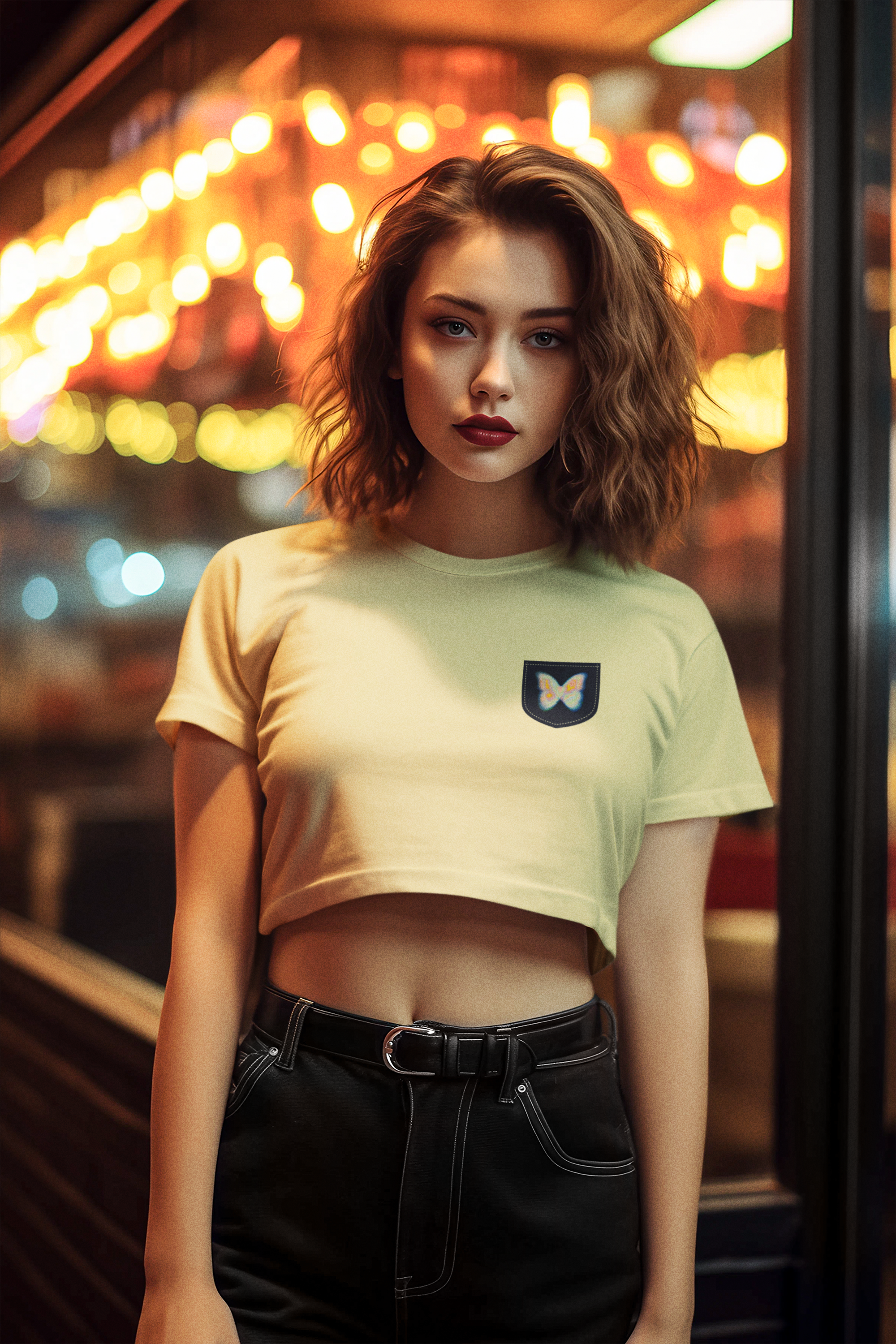 Butterfly Crop Top