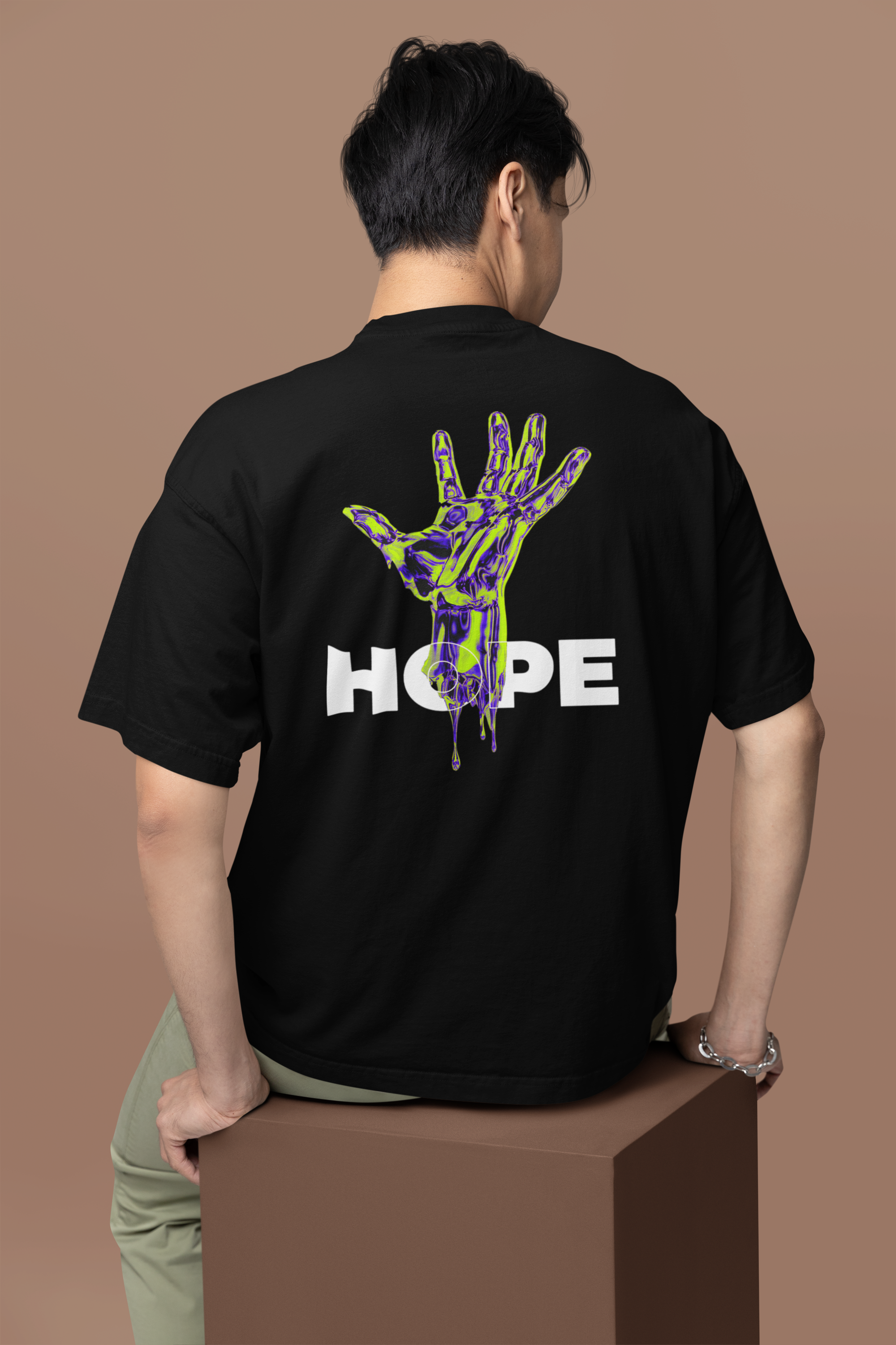 Hope Unisex Terry Oversized Tee