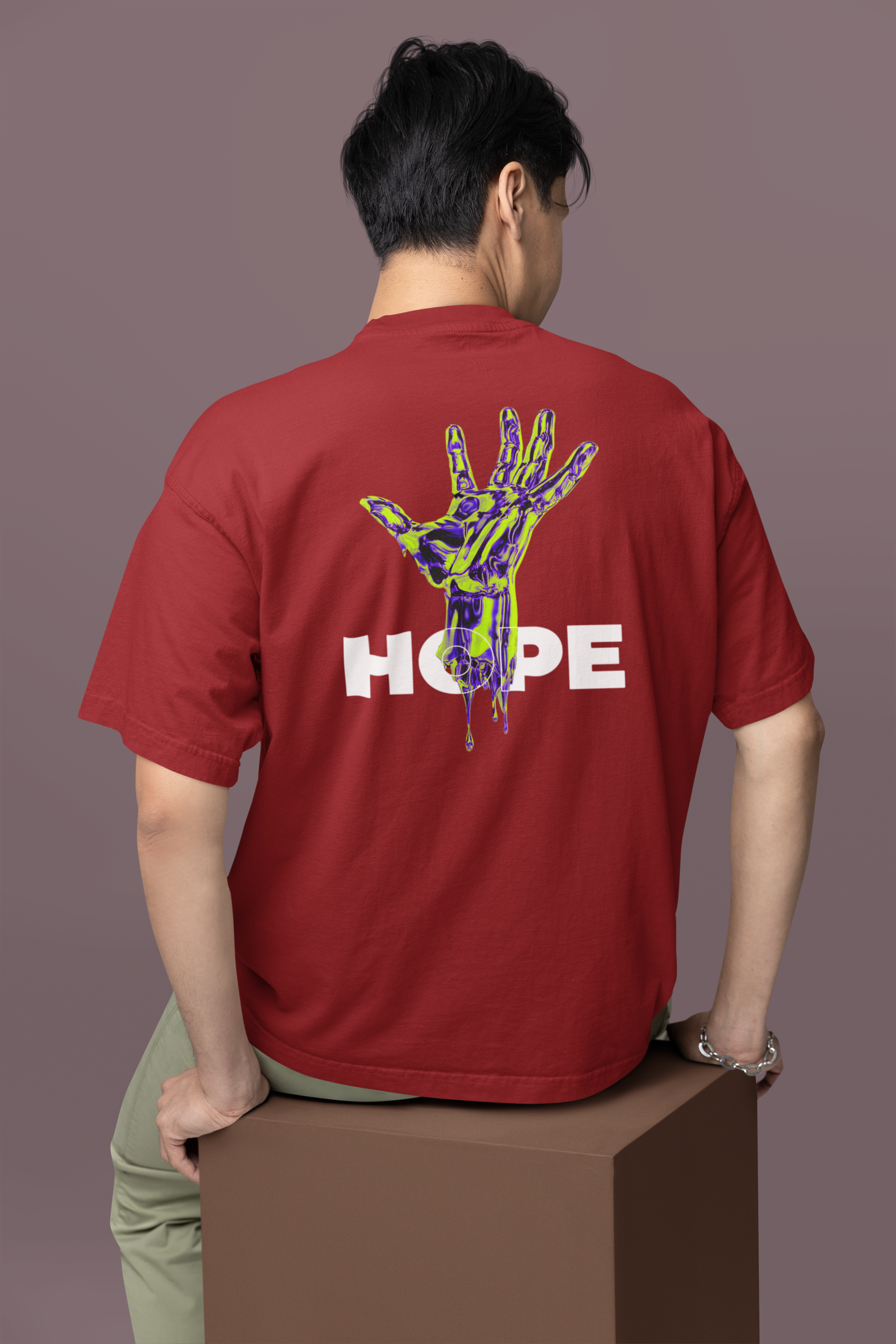 Hope Unisex Terry Oversized Tee