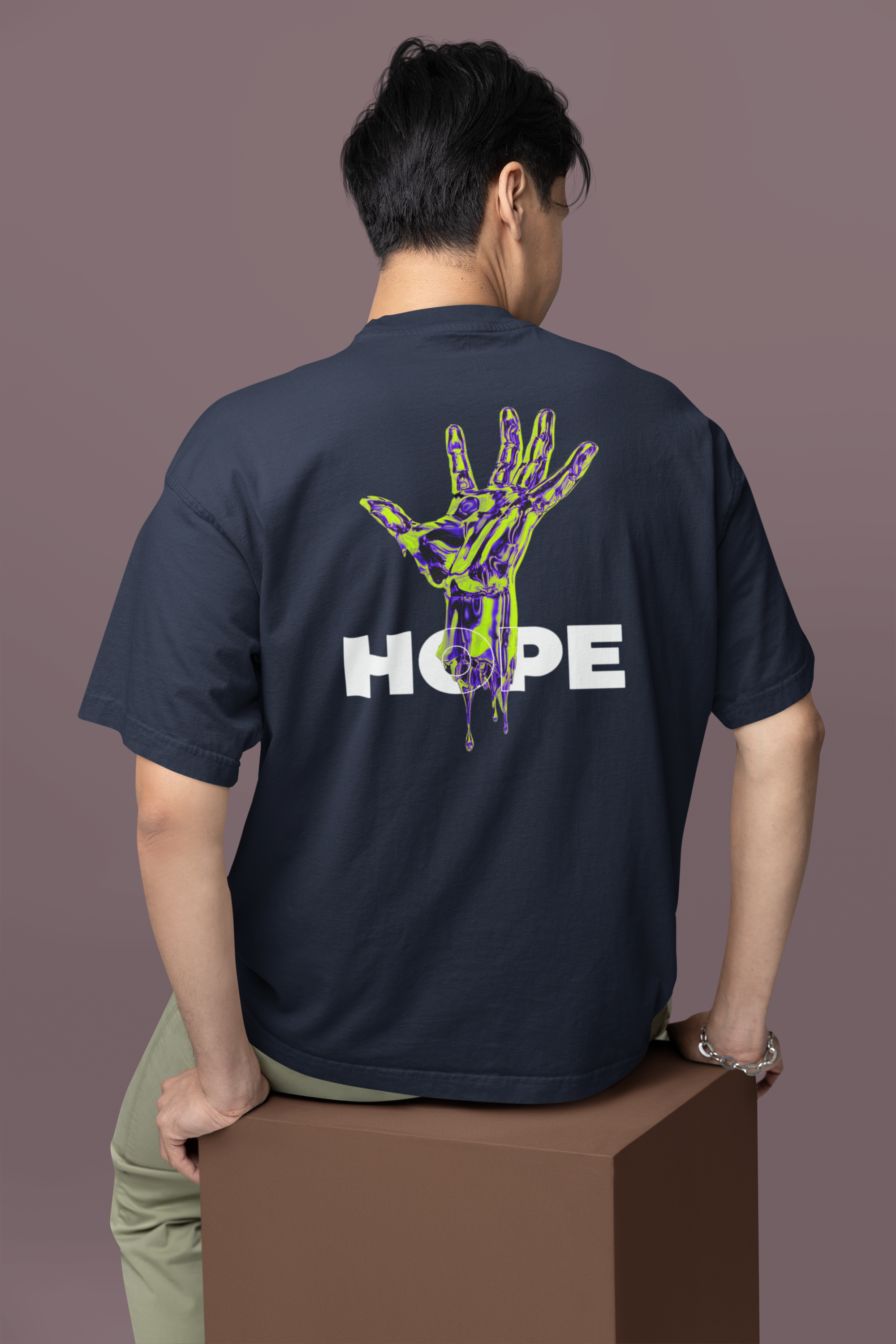 Hope Unisex Terry Oversized Tee