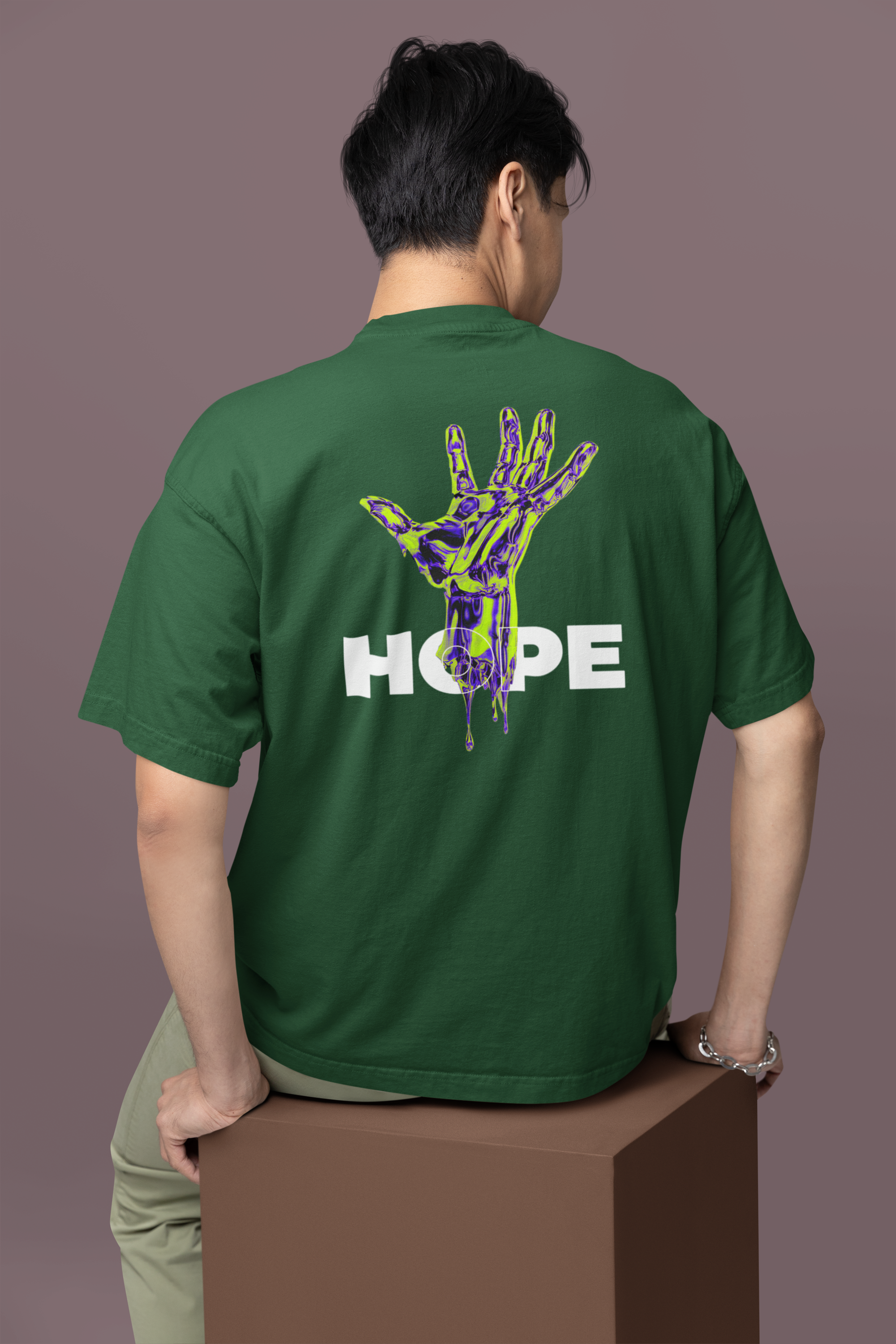 Hope Unisex Terry Oversized Tee