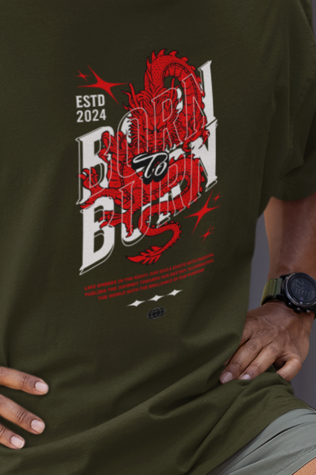 Dragon Unisex Terry Oversized