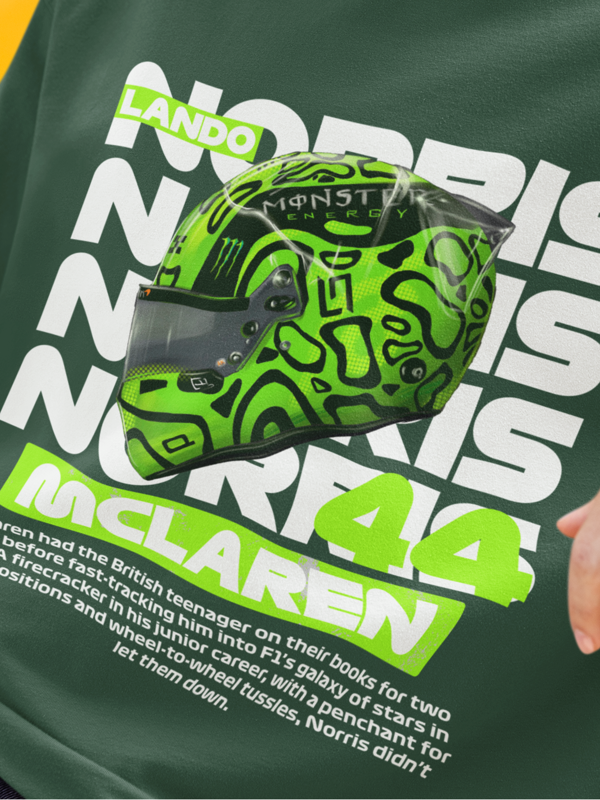 MCLAREN Unisex Terry Oversized Tee