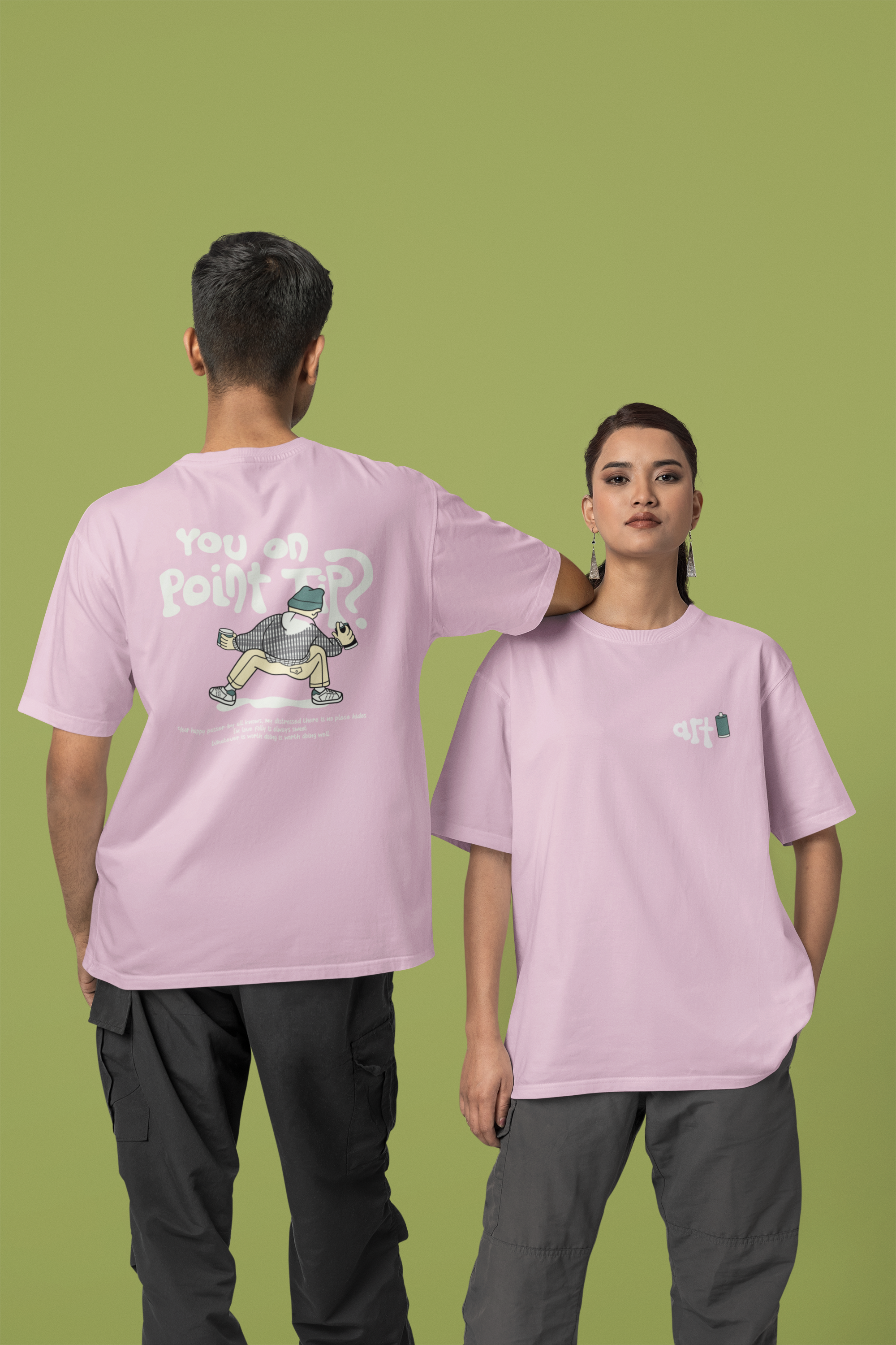 Point Tip Unisex Oversized Classic T-Shirt