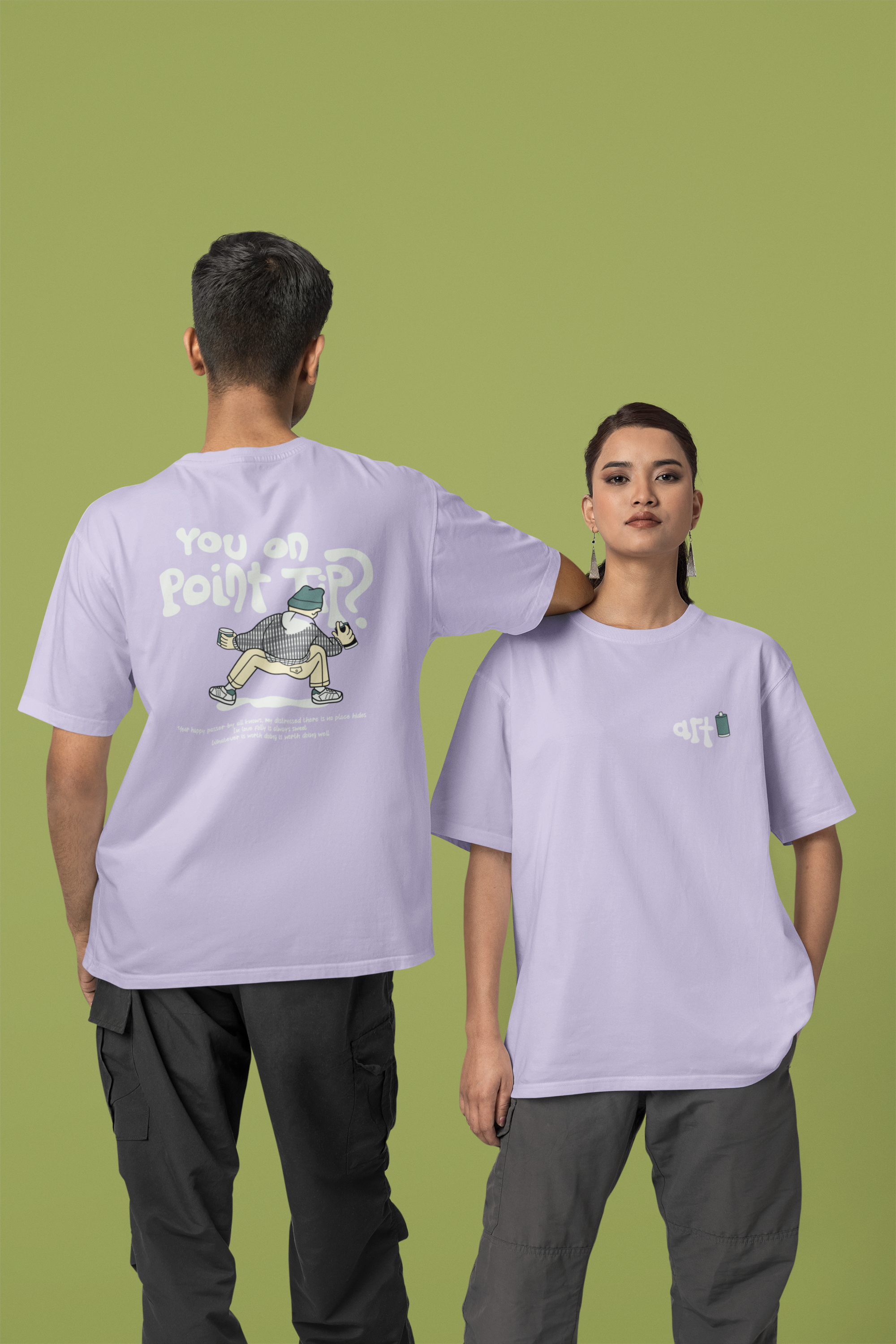 Point Tip Unisex Oversized Classic T-Shirt