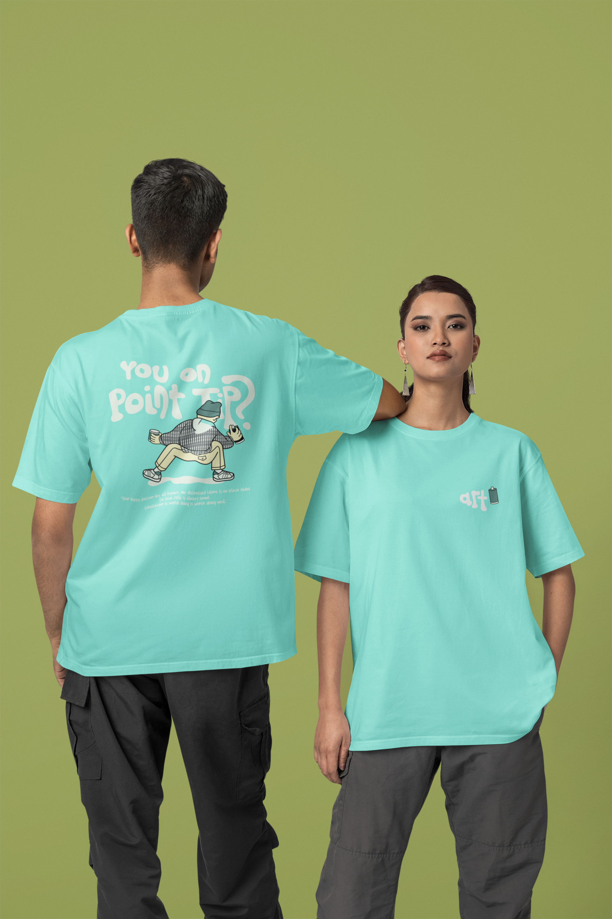 Point Tip Unisex Oversized Classic T-Shirt