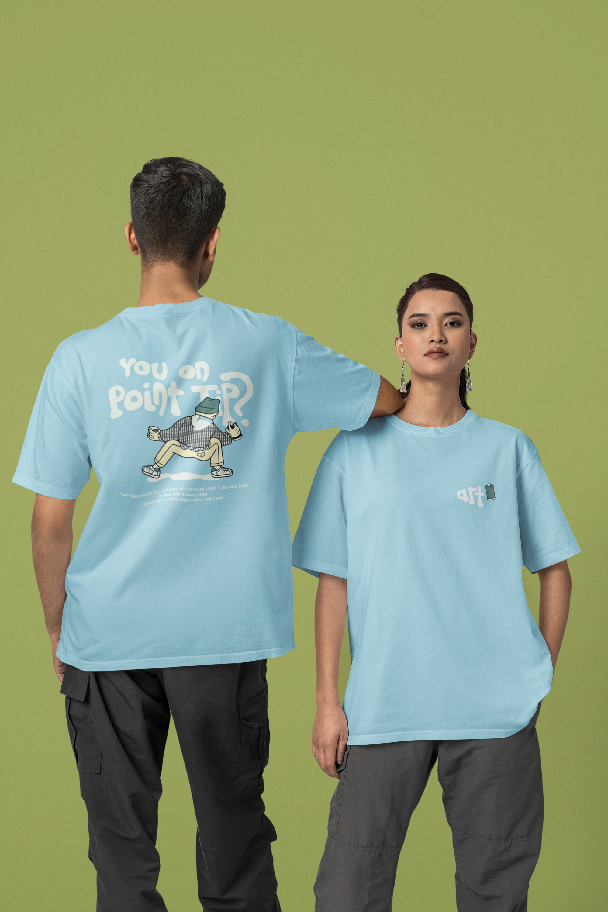 Point Tip Unisex Oversized Classic T-Shirt
