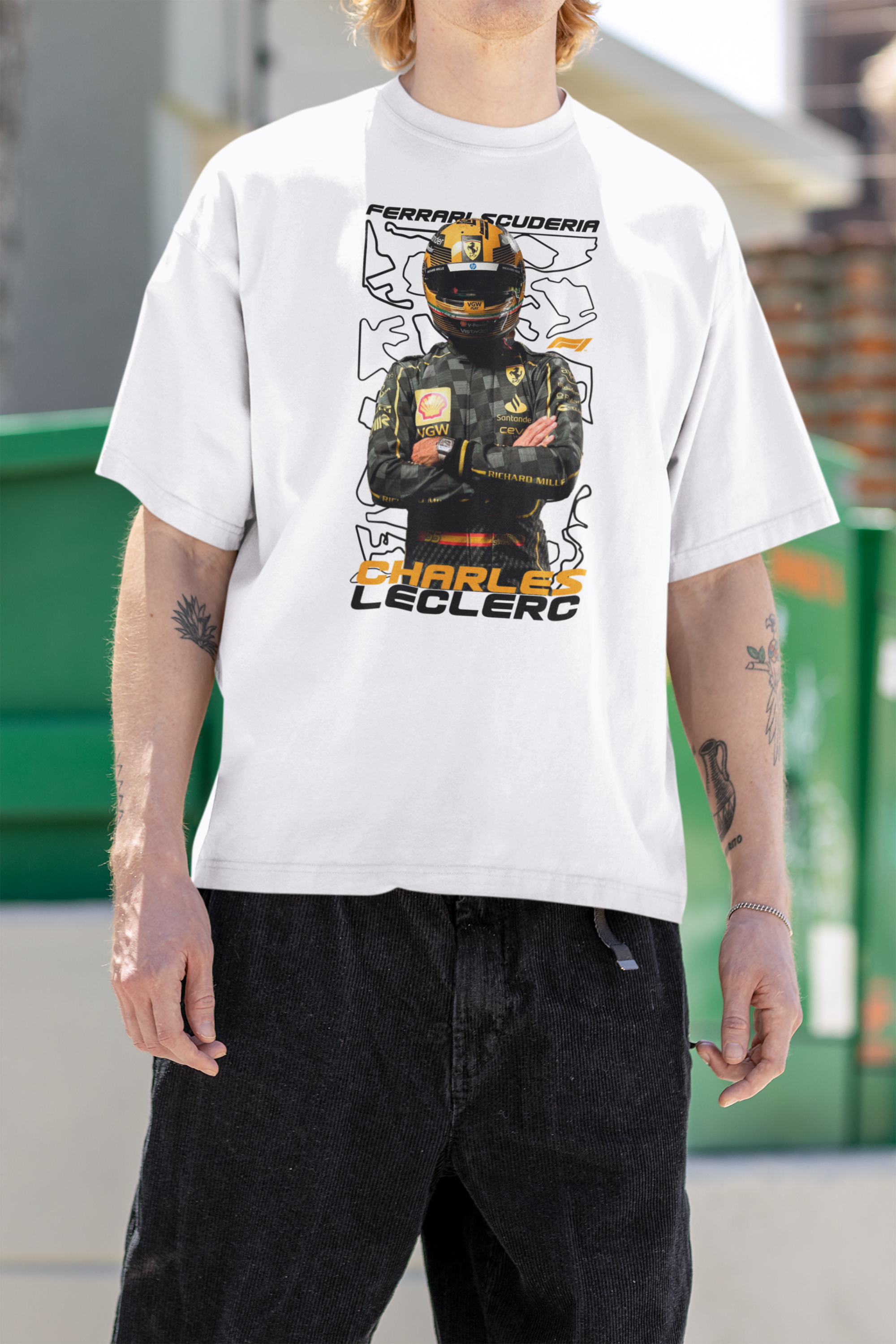 Charles Leclerc Unisex Oversized Classic T-Shirt