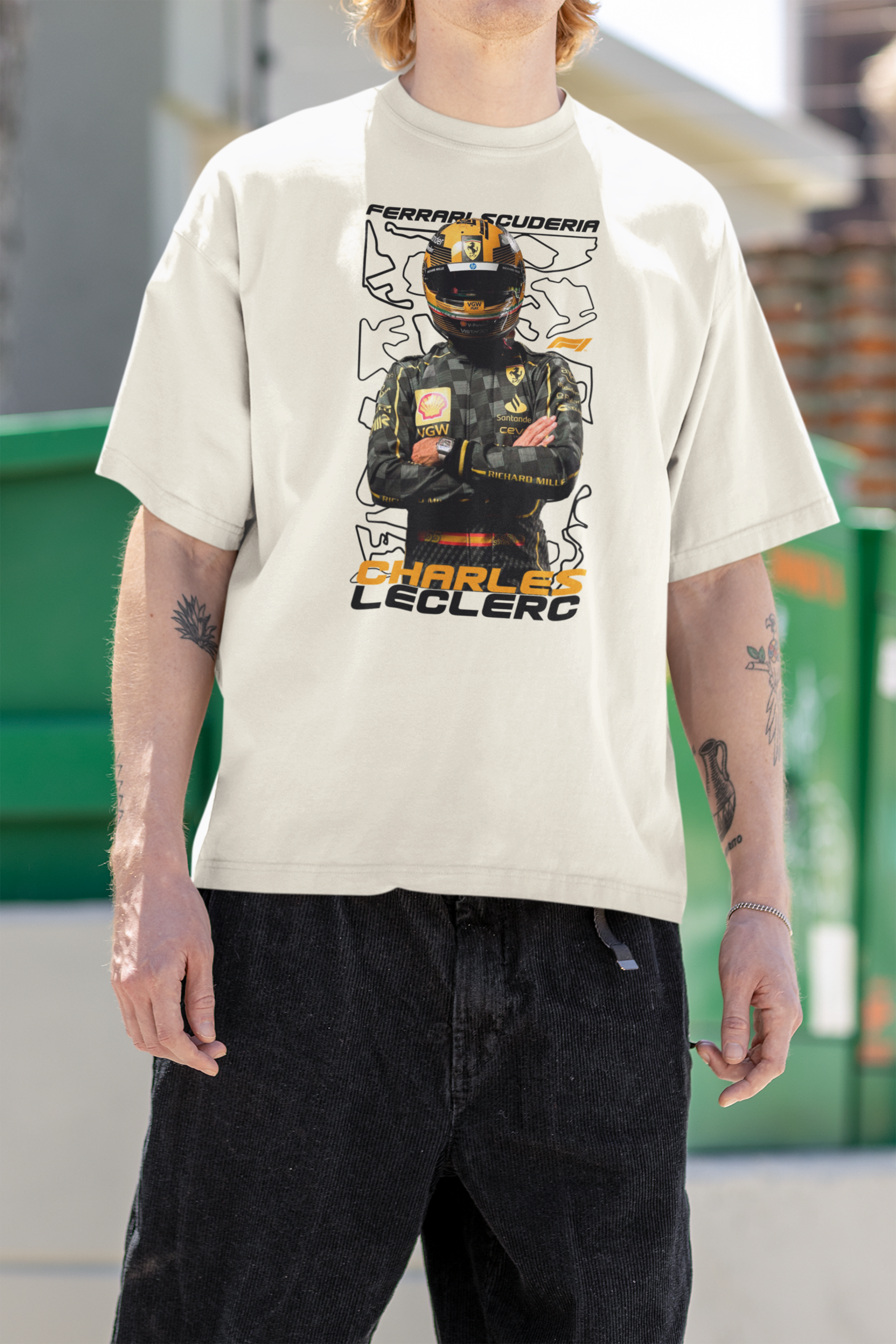 Charles Leclerc Unisex Oversized Classic T-Shirt