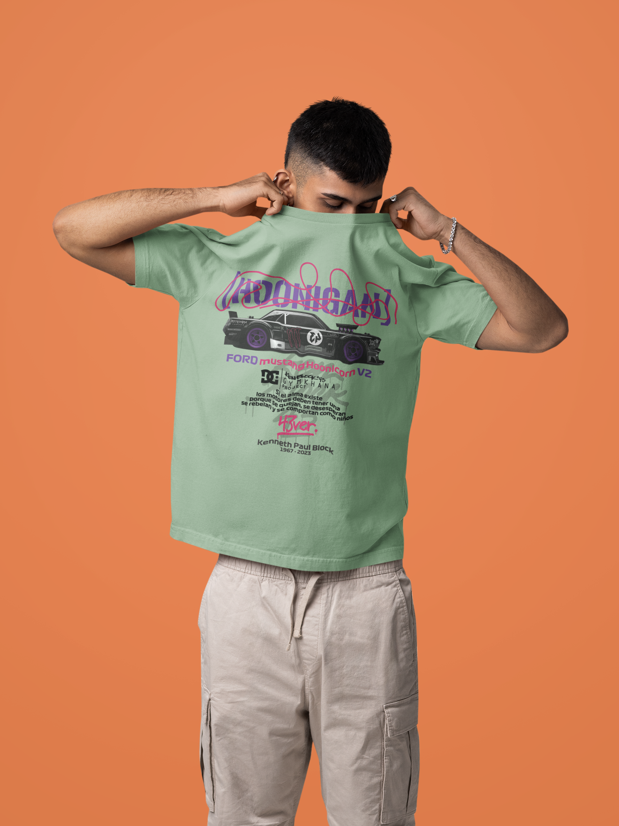 Ford Mustang V2 Unisex Terry Oversized Tee