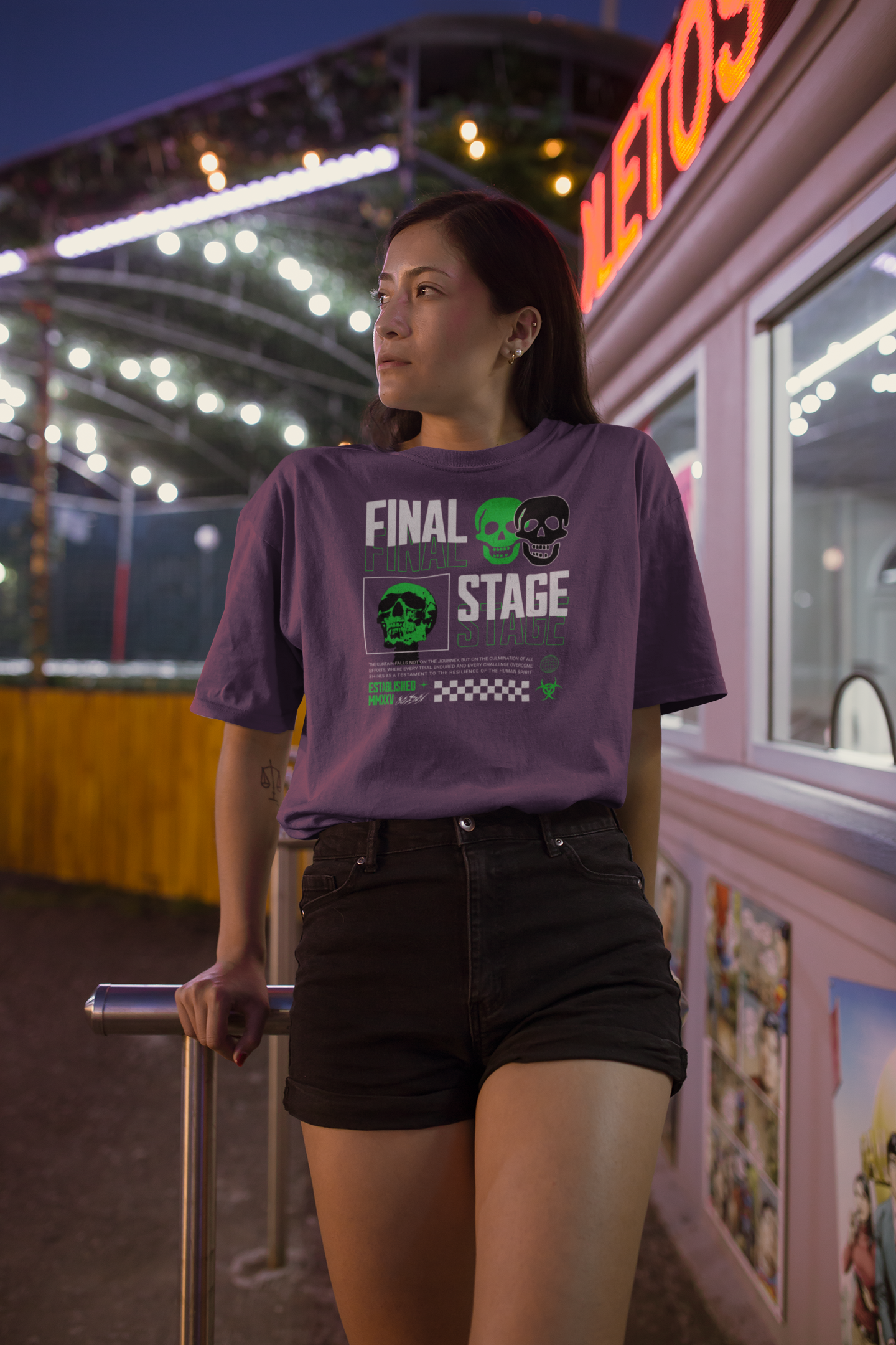 Final Stage Unisex Oversized Classic T-Shirt