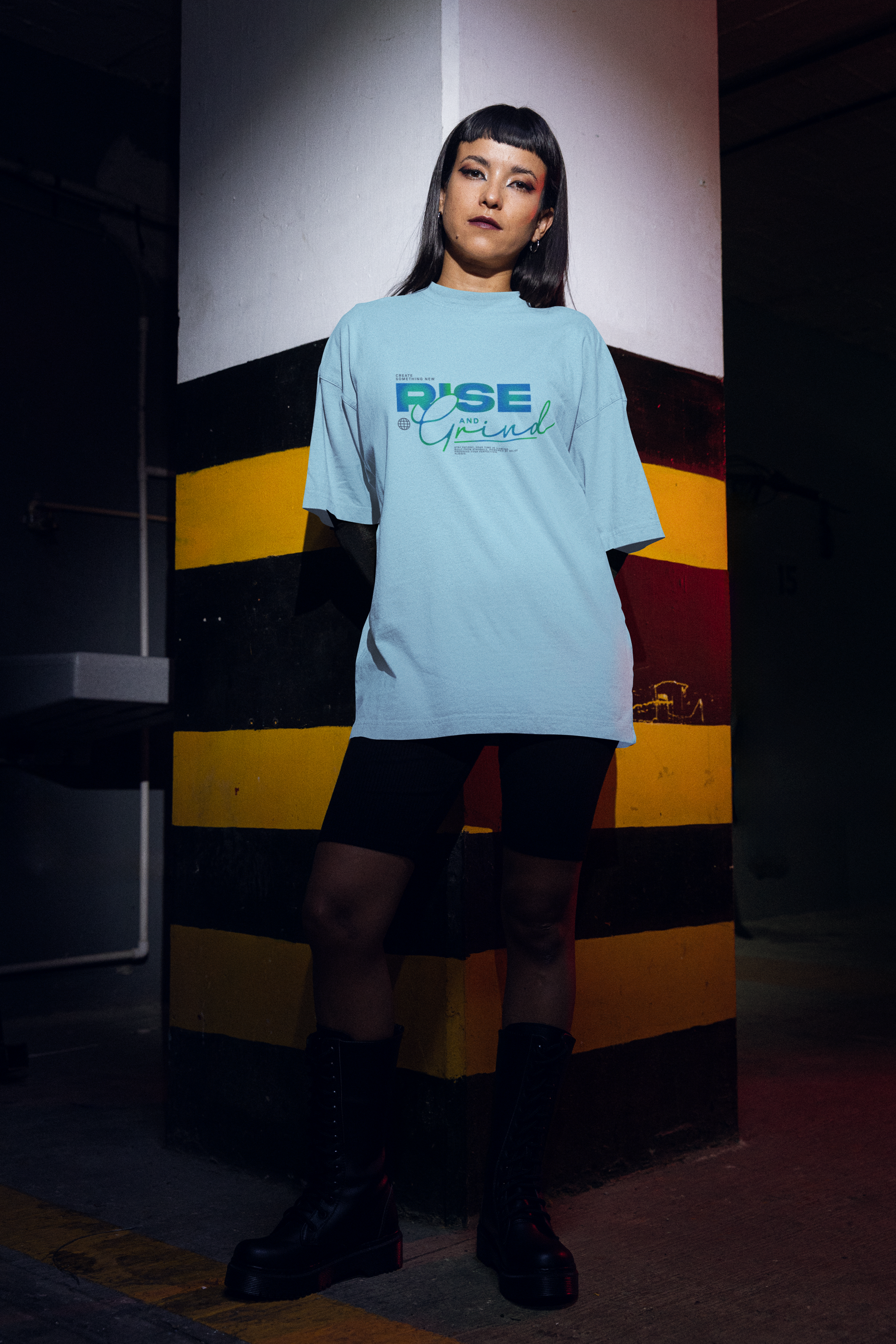 Rise and Grind Unisex Oversized Classic T-Shirt