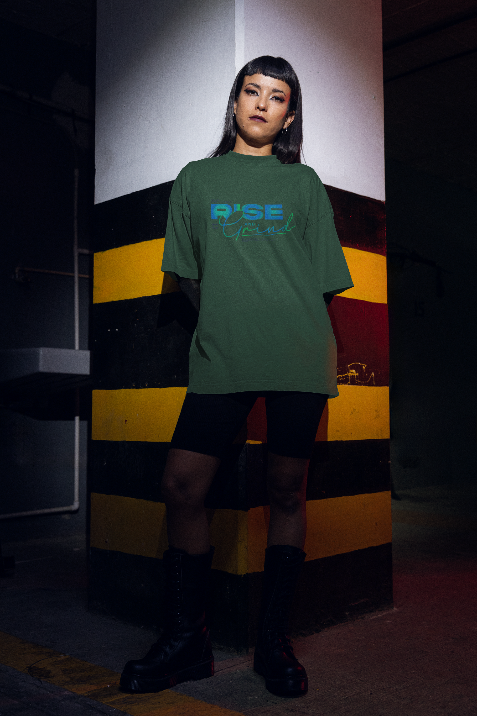Rise and Grind Unisex Oversized Classic T-Shirt