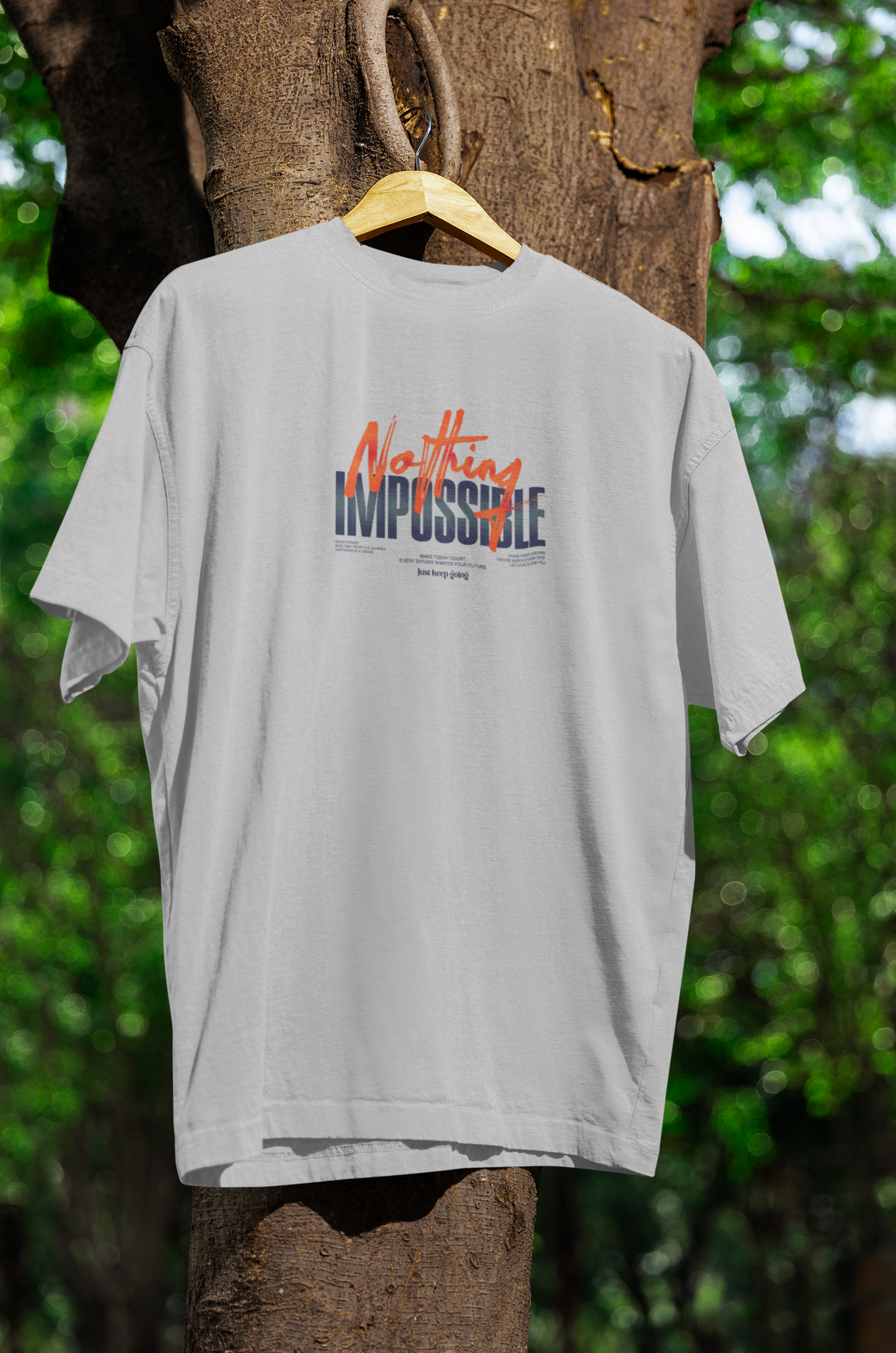 Nothing Impossible Unisex Oversized Classic T-Shirt
