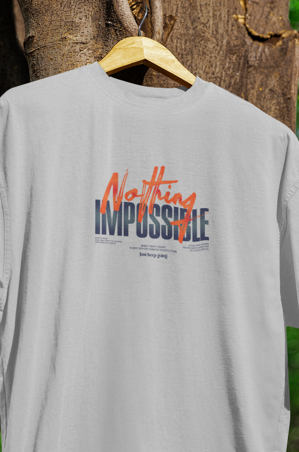 Nothing Impossible Unisex Oversized Classic T-Shirt