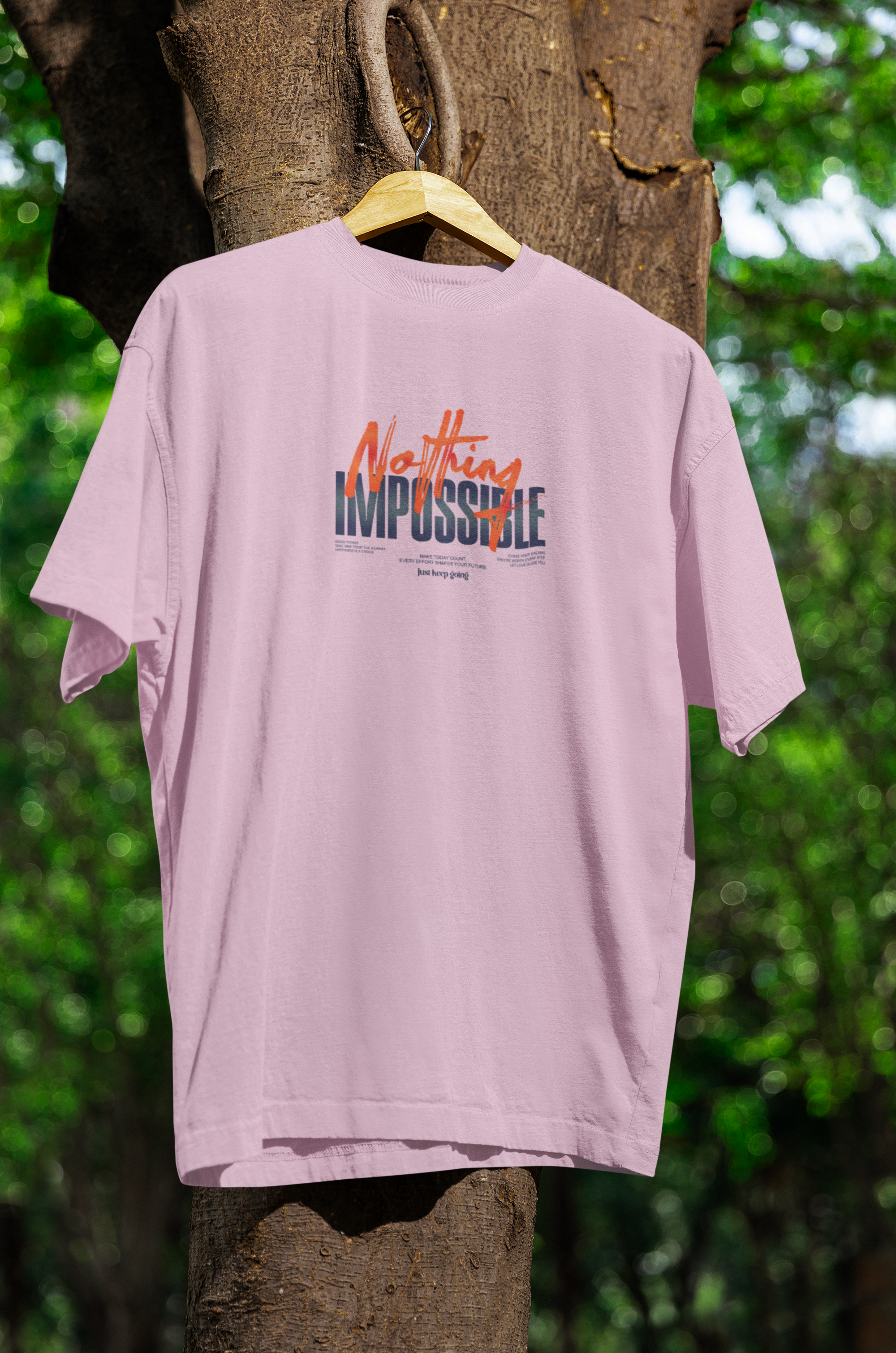 Nothing Impossible Unisex Oversized Classic T-Shirt