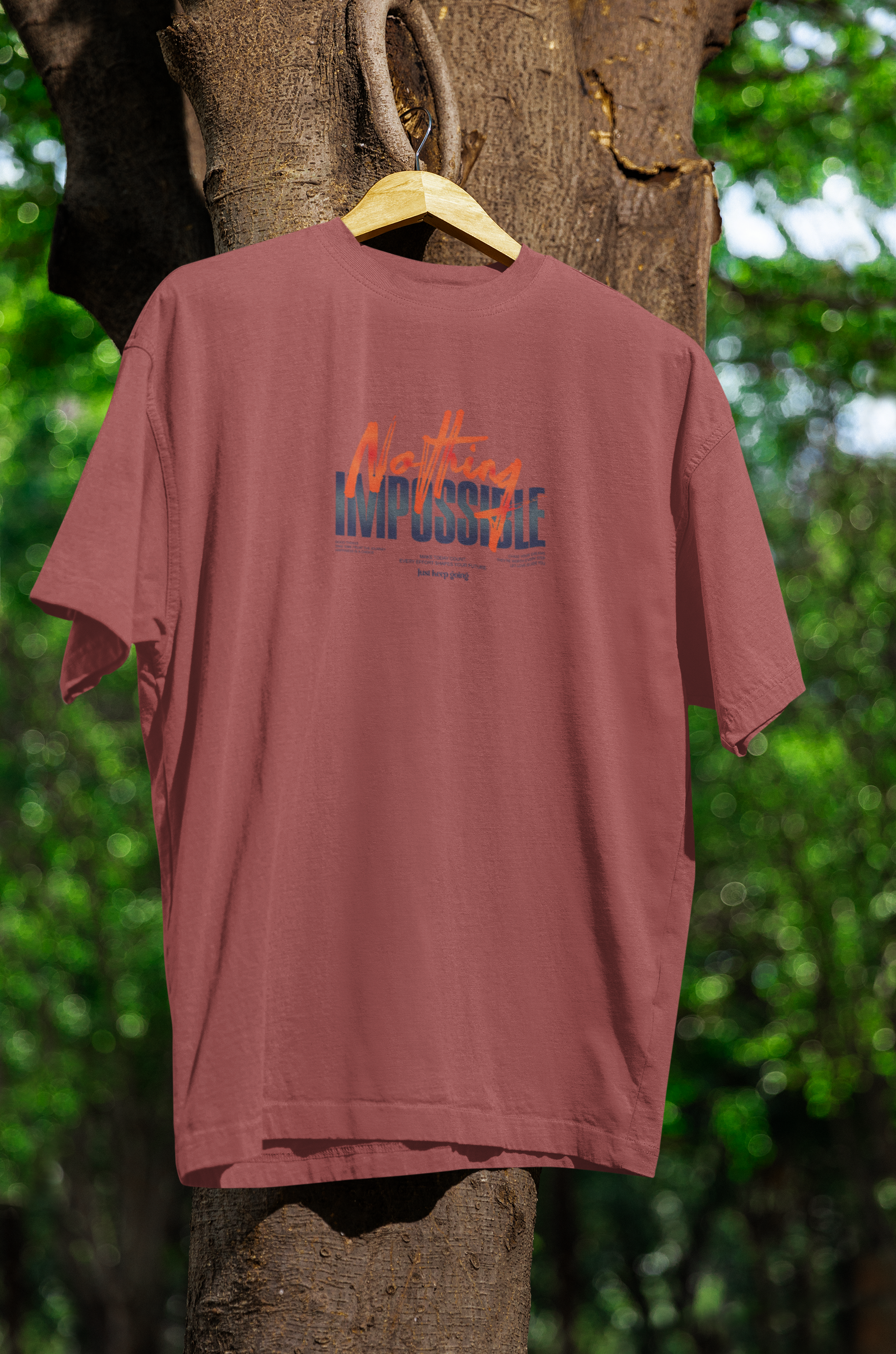 Nothing Impossible Unisex Oversized Classic T-Shirt