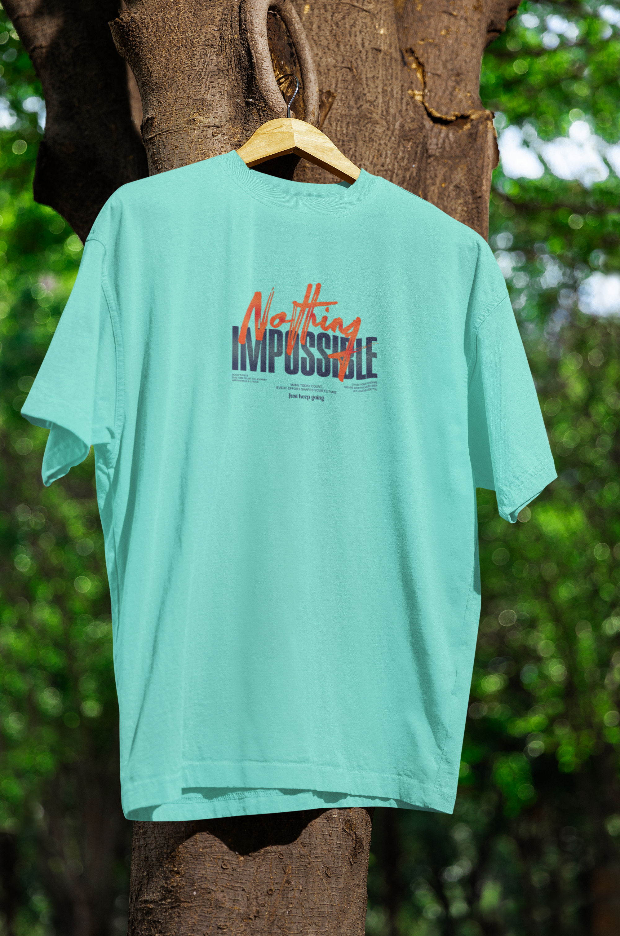 Nothing Impossible Unisex Oversized Classic T-Shirt