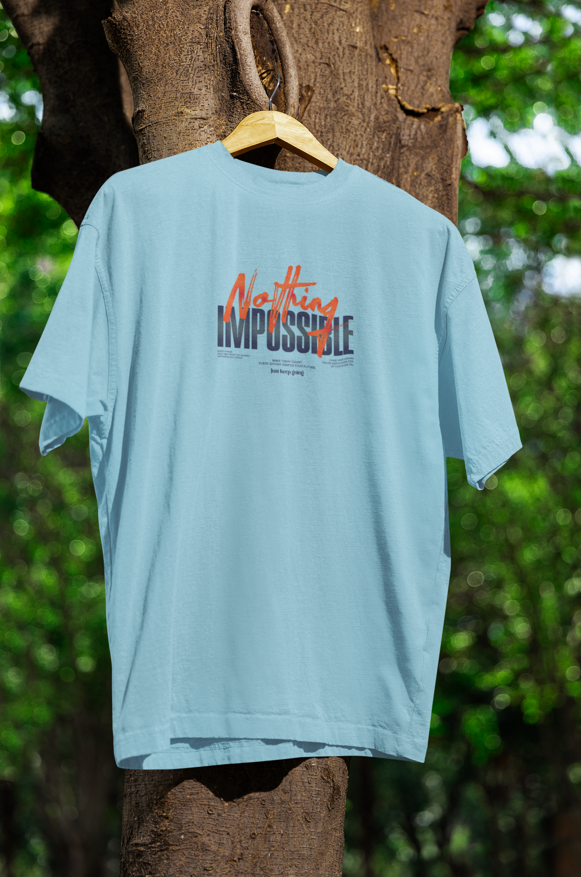 Nothing Impossible Unisex Oversized Classic T-Shirt
