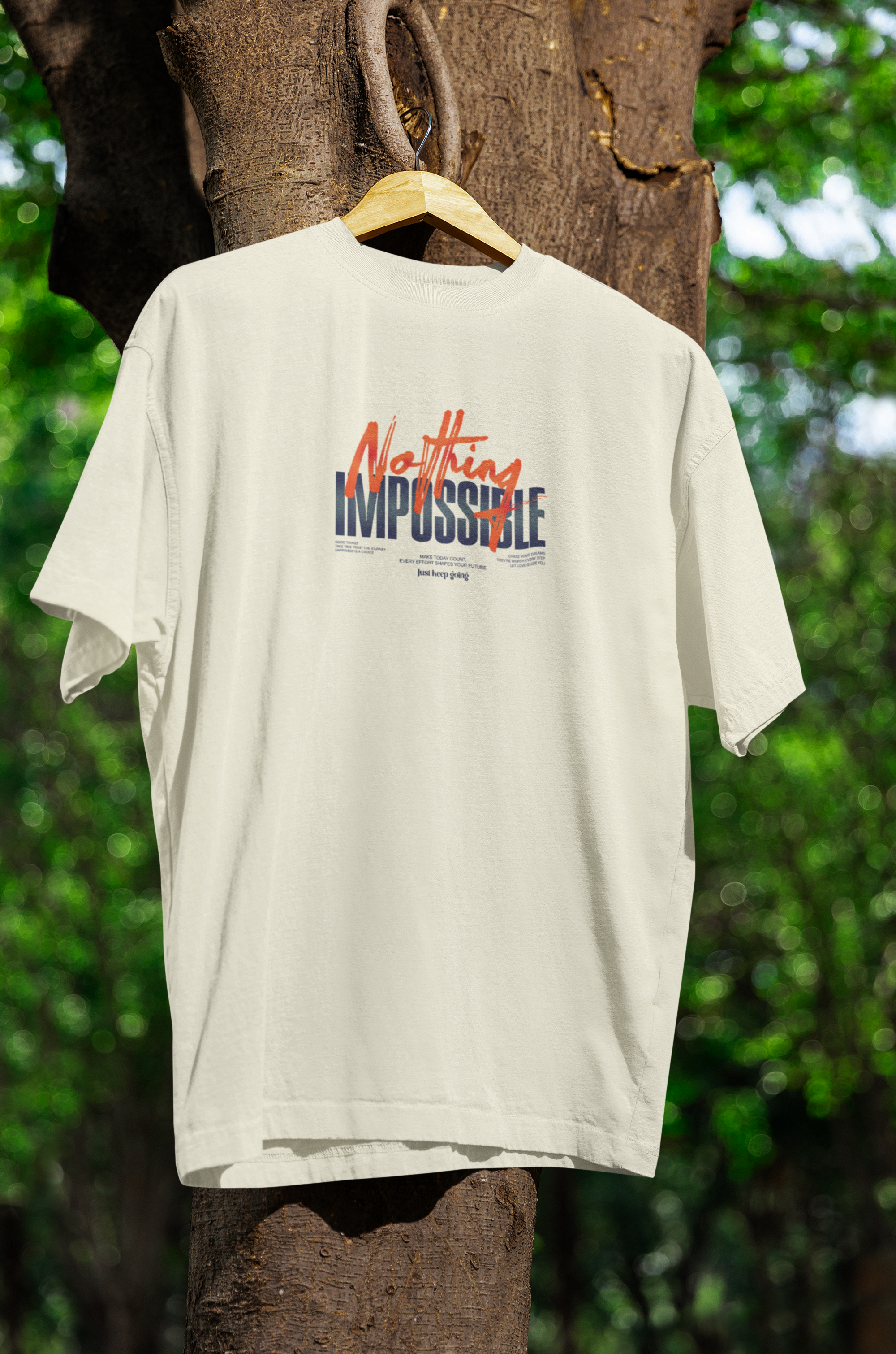 Nothing Impossible Unisex Oversized Classic T-Shirt