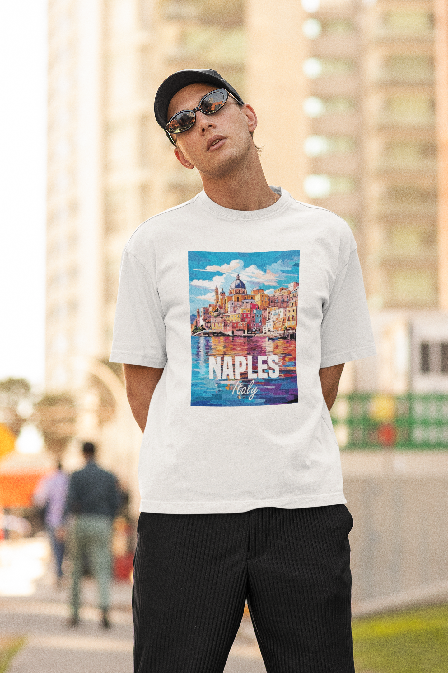 Naples Unisex Terry Oversized Tee