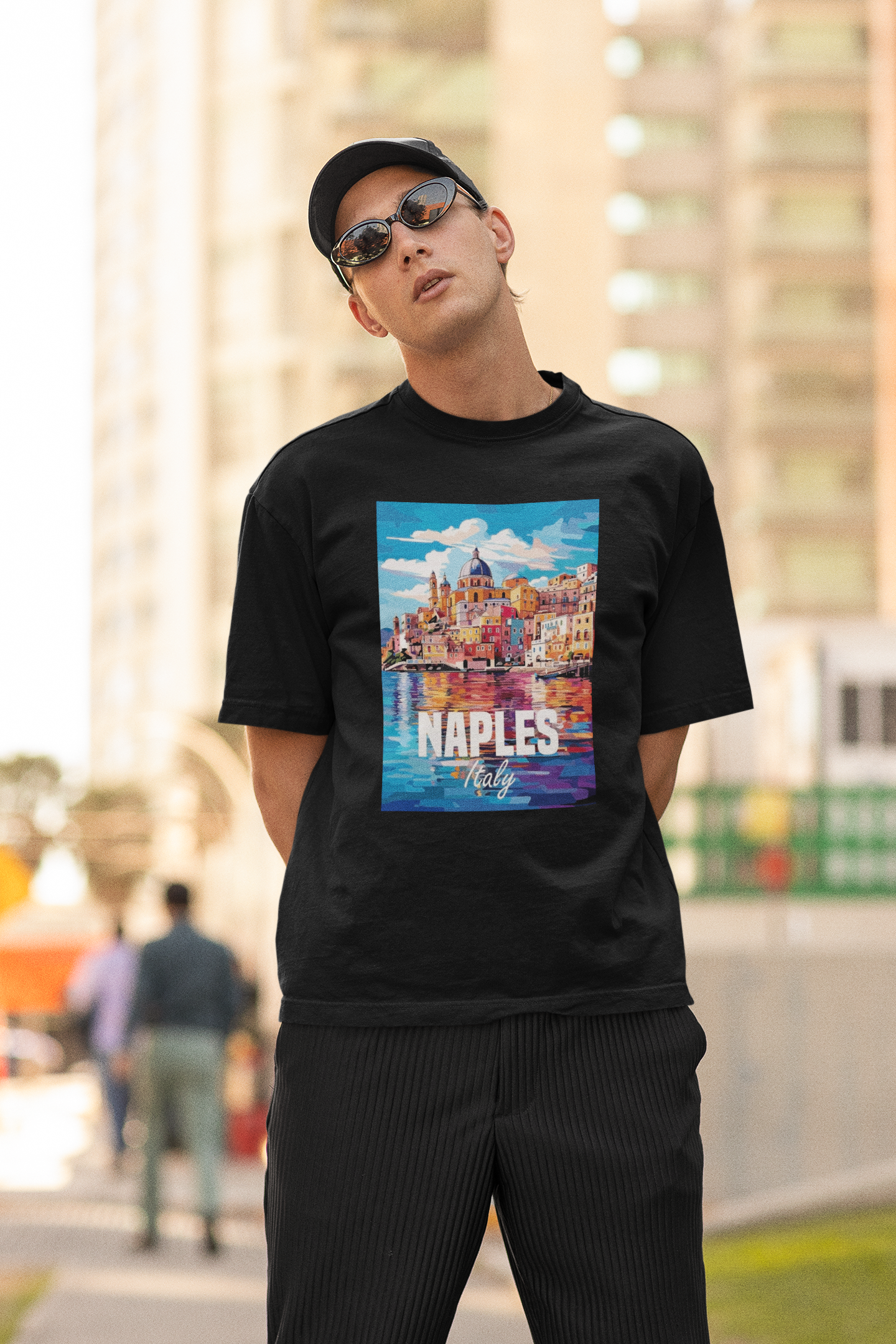 Naples Unisex Terry Oversized Tee