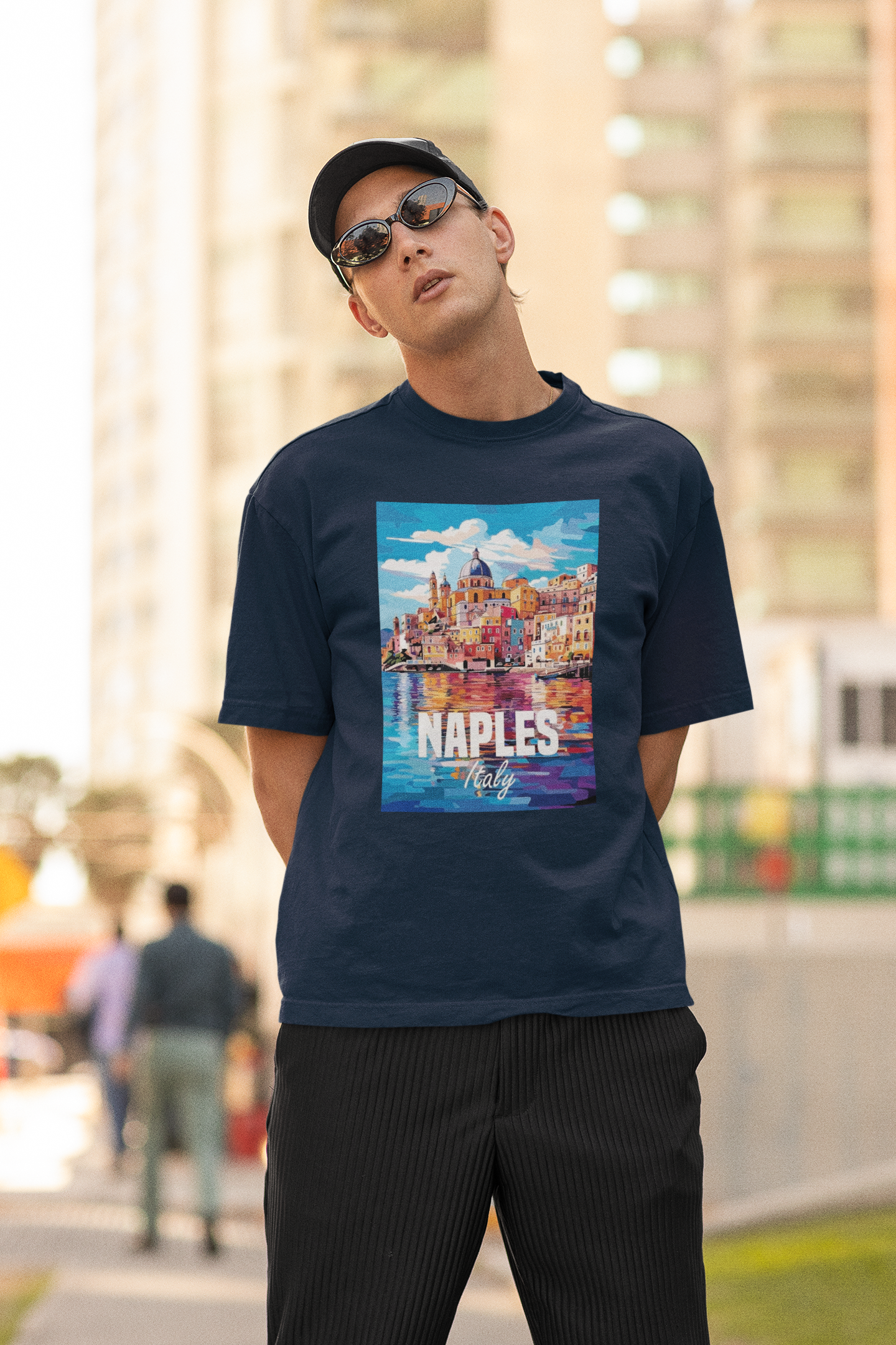 Naples Unisex Terry Oversized Tee