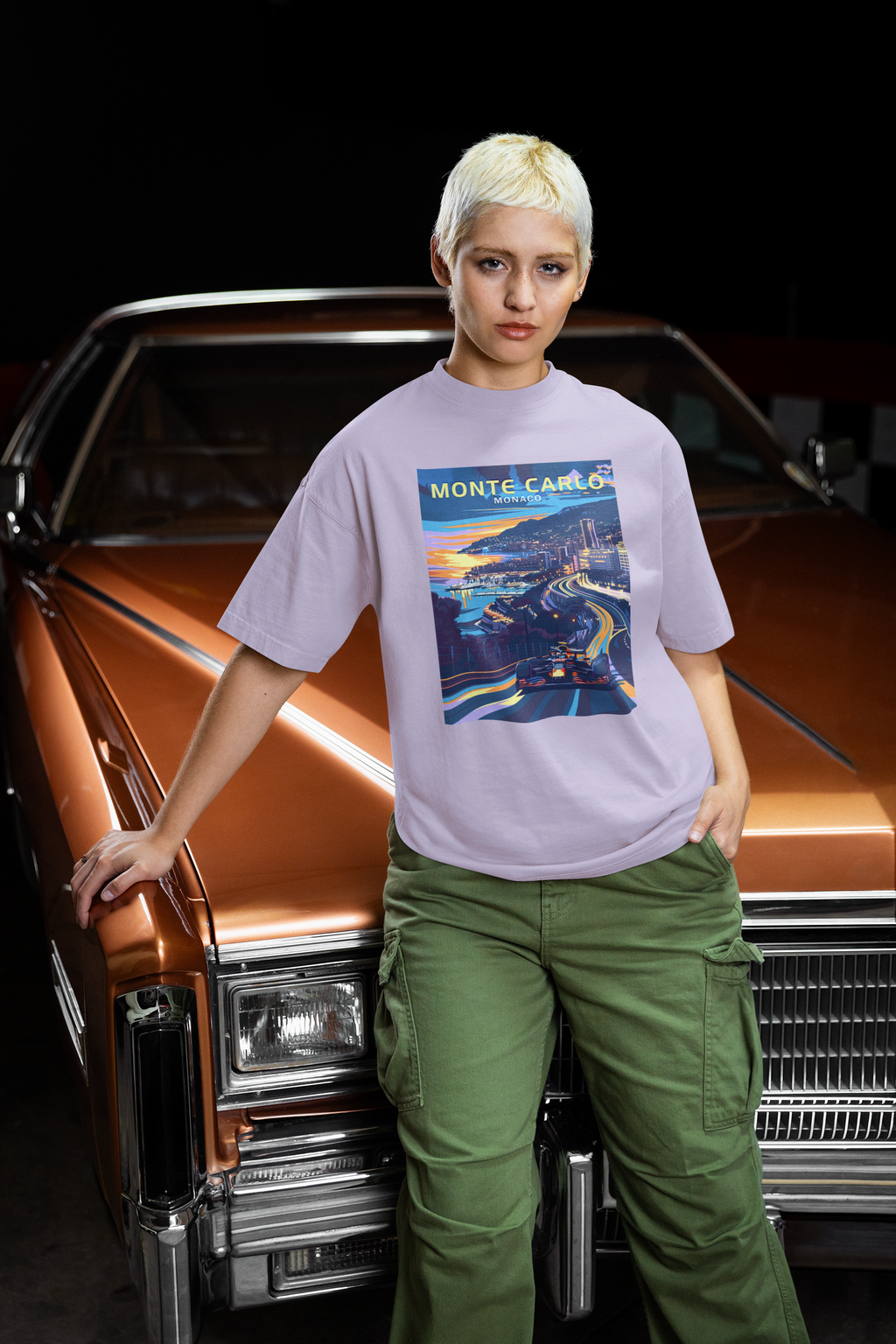 Monte Carlo Unisex Terry Oversized Tee