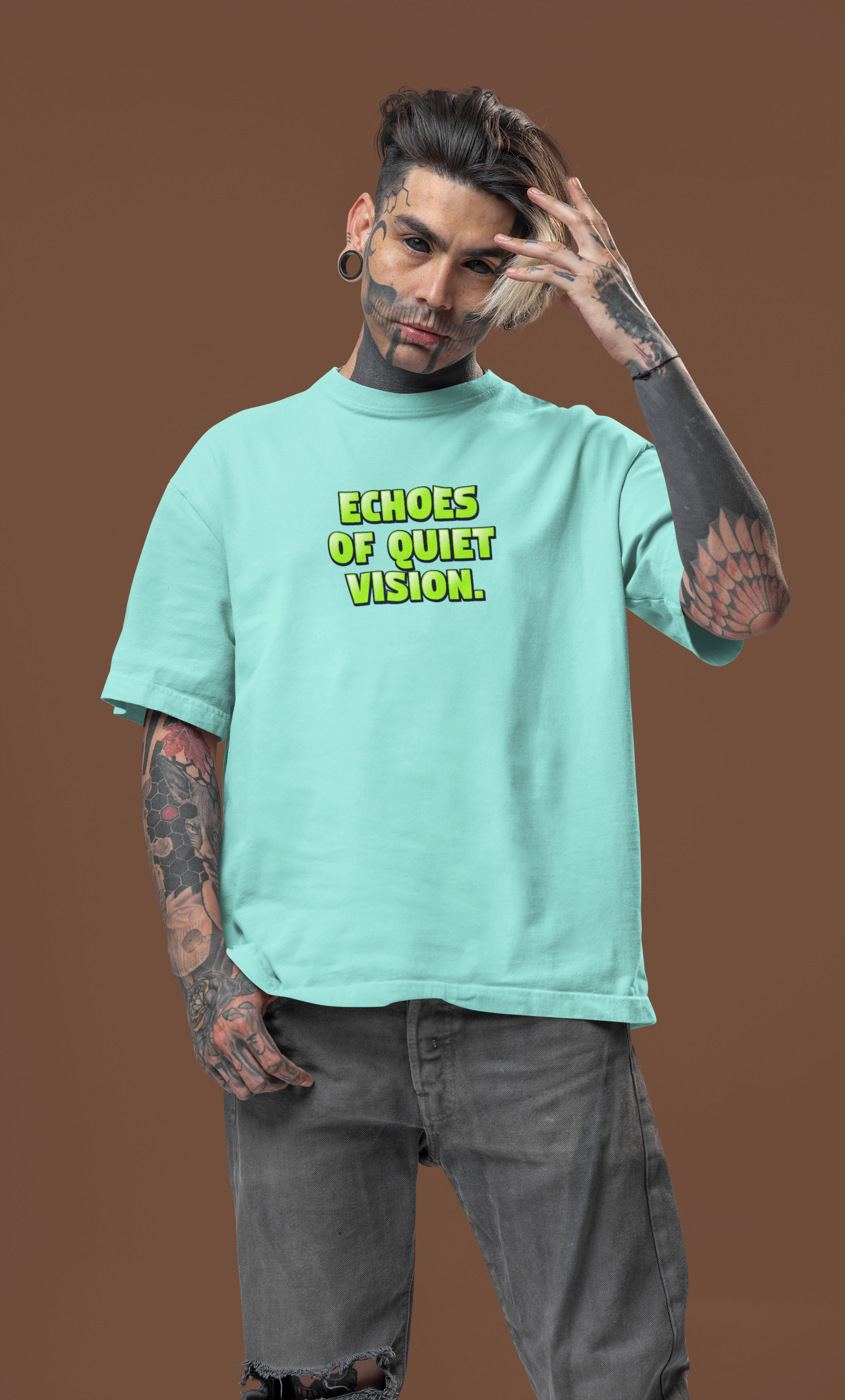 Echoes Of Quiet Vision - Unisex Oversized Classic T-Shirt