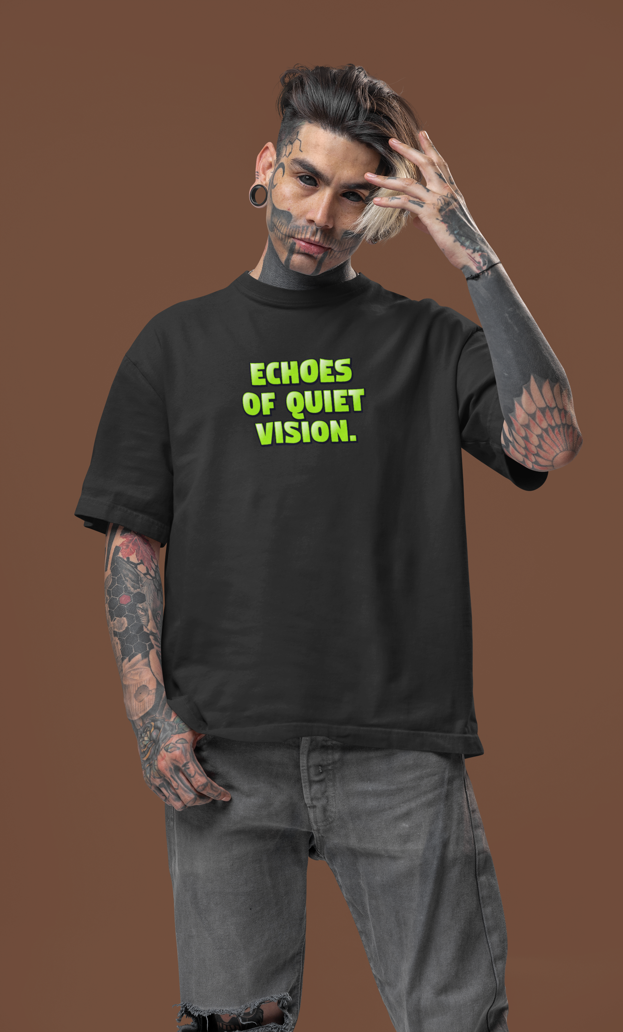 Echoes Of Quiet Vision - Unisex Oversized Classic T-Shirt