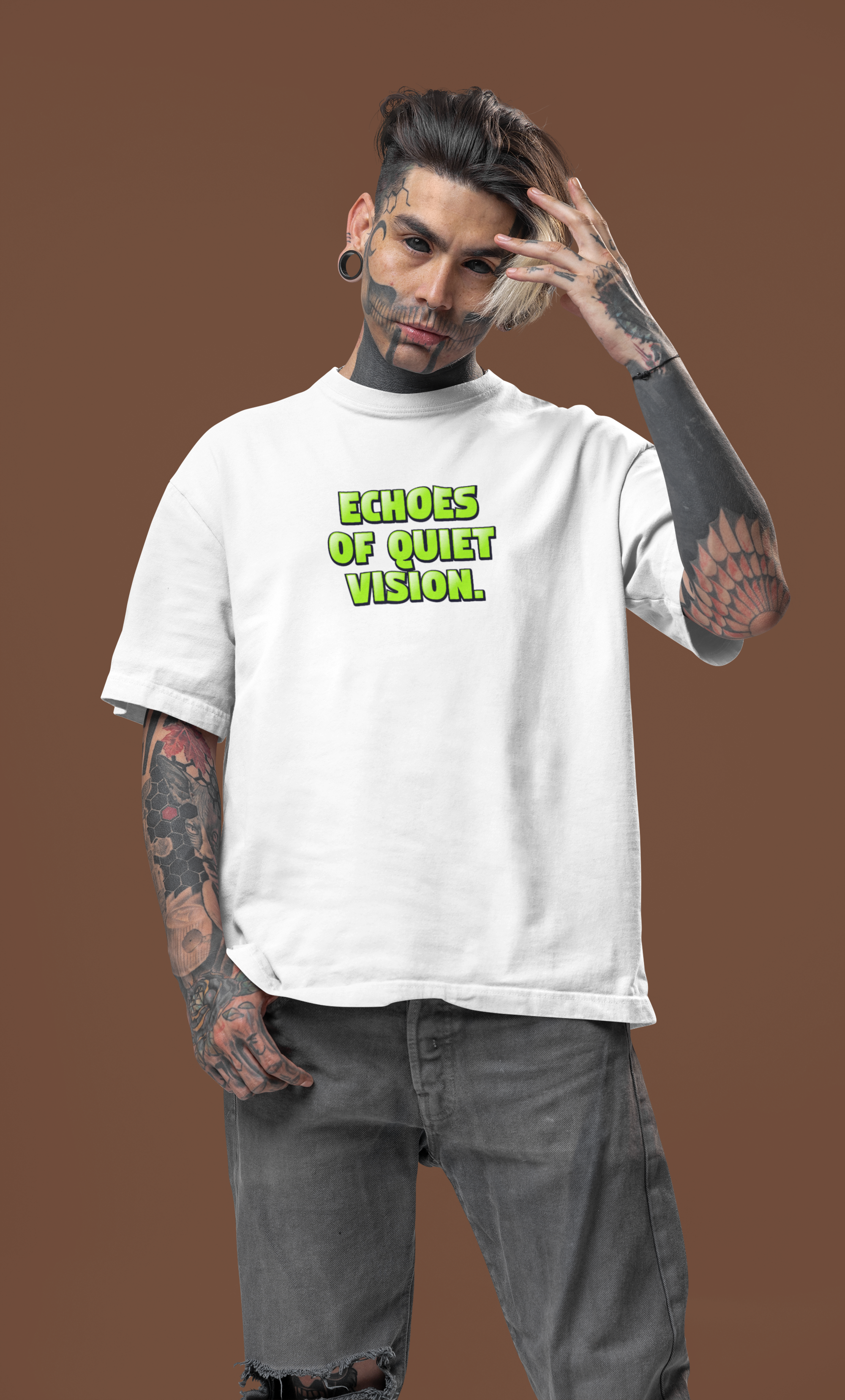 Echoes Of Quiet Vision - Unisex Oversized Classic T-Shirt