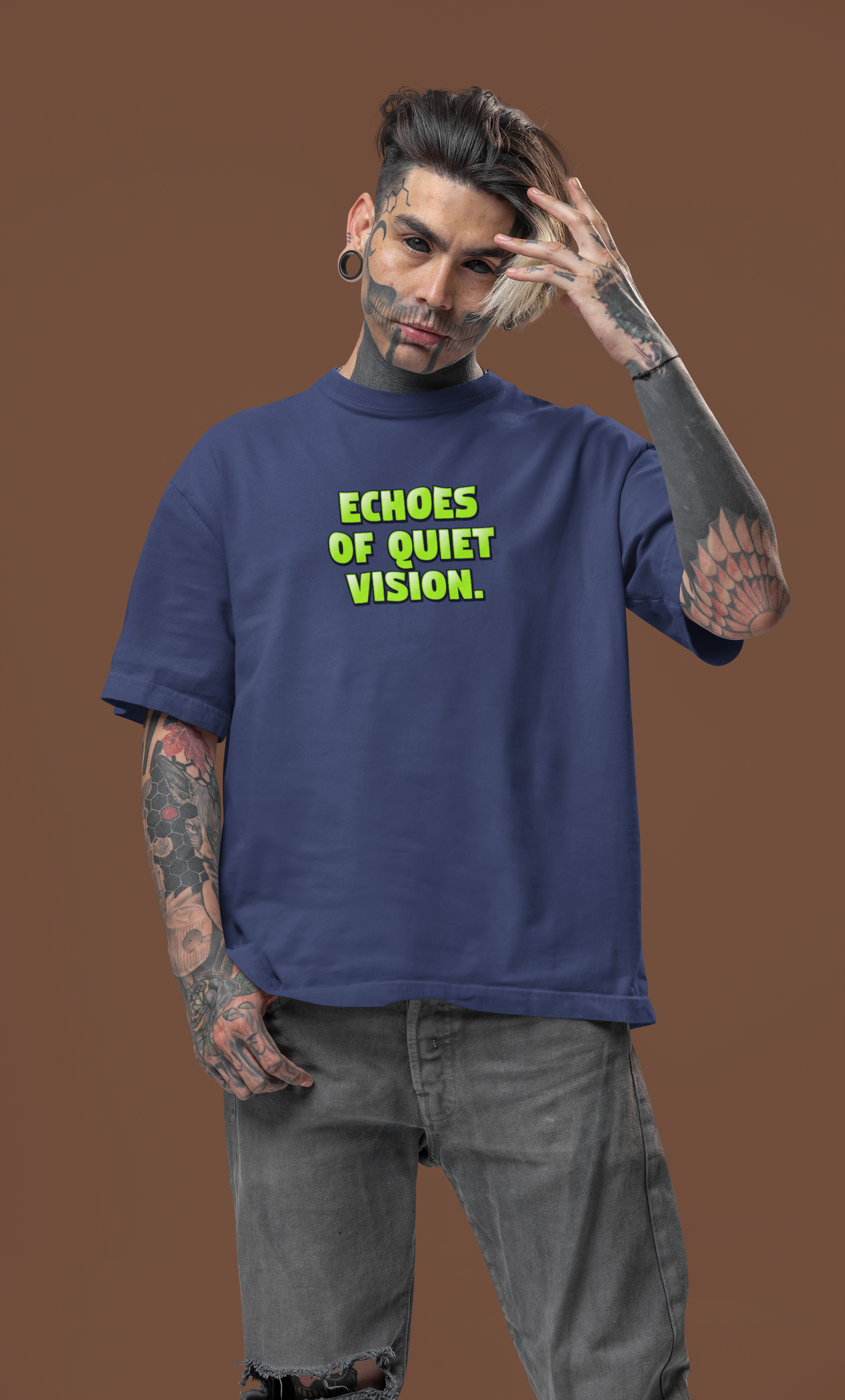 Echoes Of Quiet Vision - Unisex Oversized Classic T-Shirt