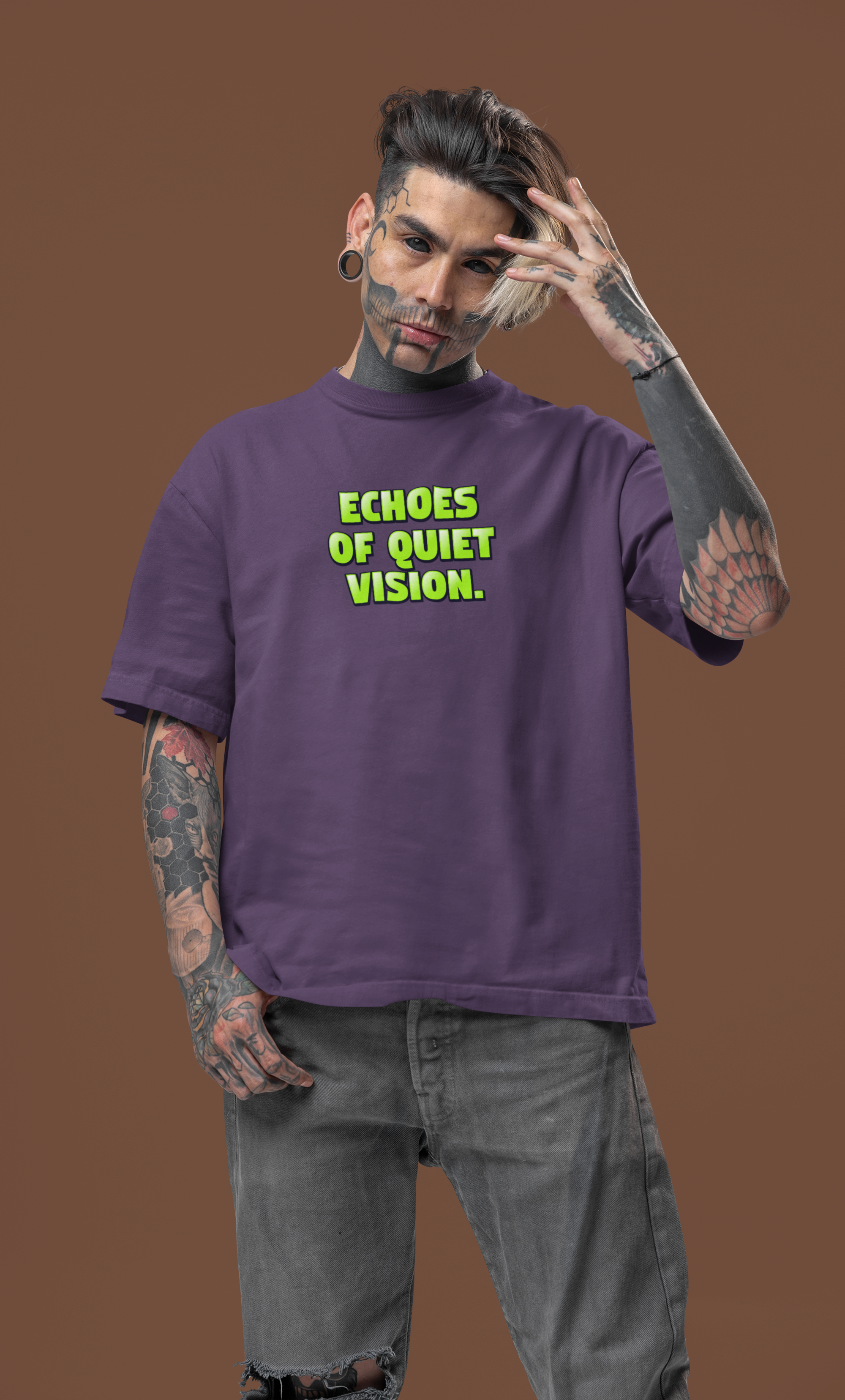 Echoes Of Quiet Vision - Unisex Oversized Classic T-Shirt