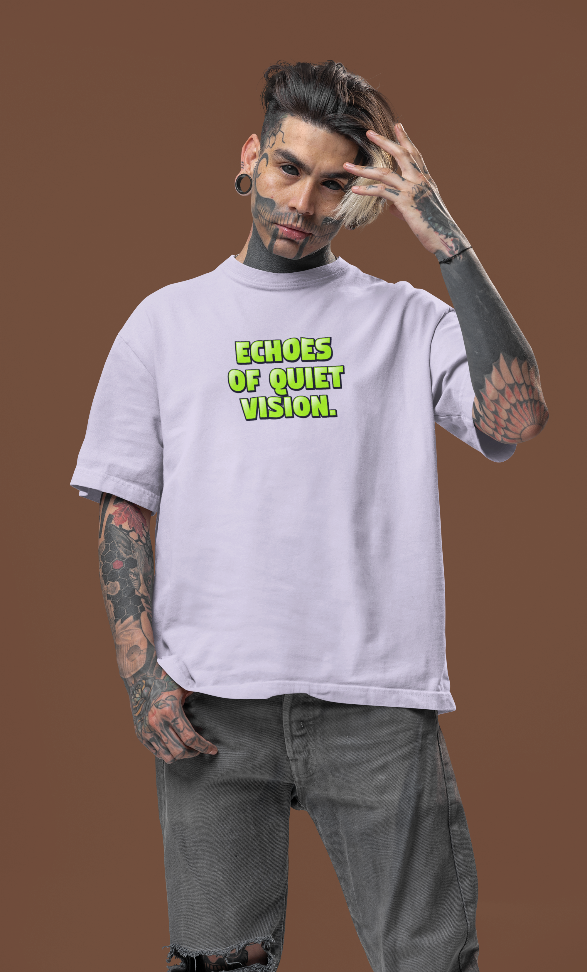 Echoes Of Quiet Vision - Unisex Oversized Classic T-Shirt