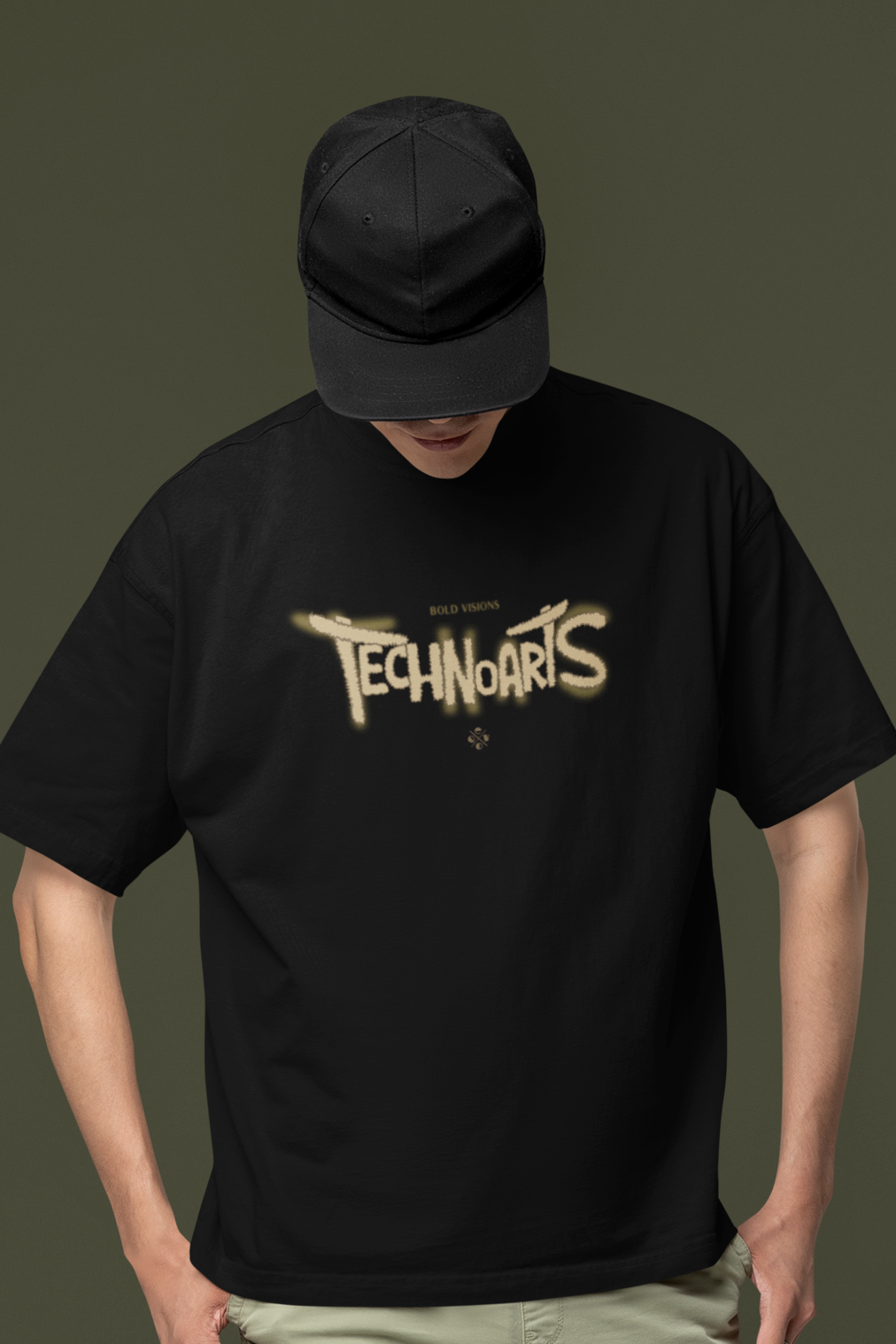 Technoart Unisex Terry Oversized Tee