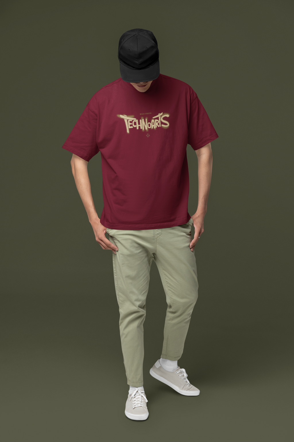 Technoart Unisex Terry Oversized Tee