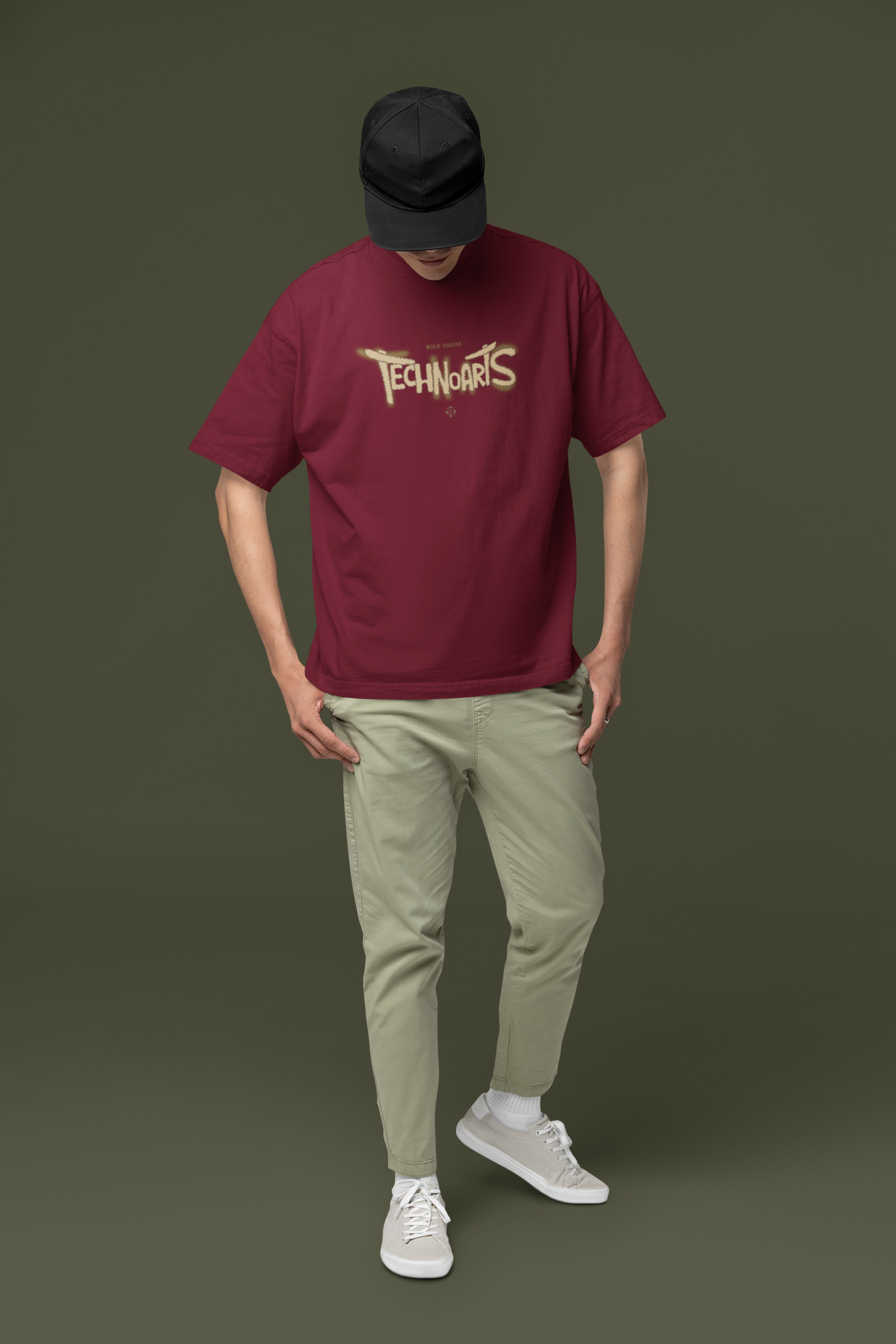 Technoart Unisex Terry Oversized Tee