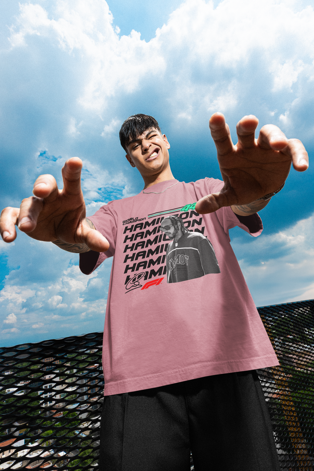 Hamilton 44 Unisex Terry Oversized Tee