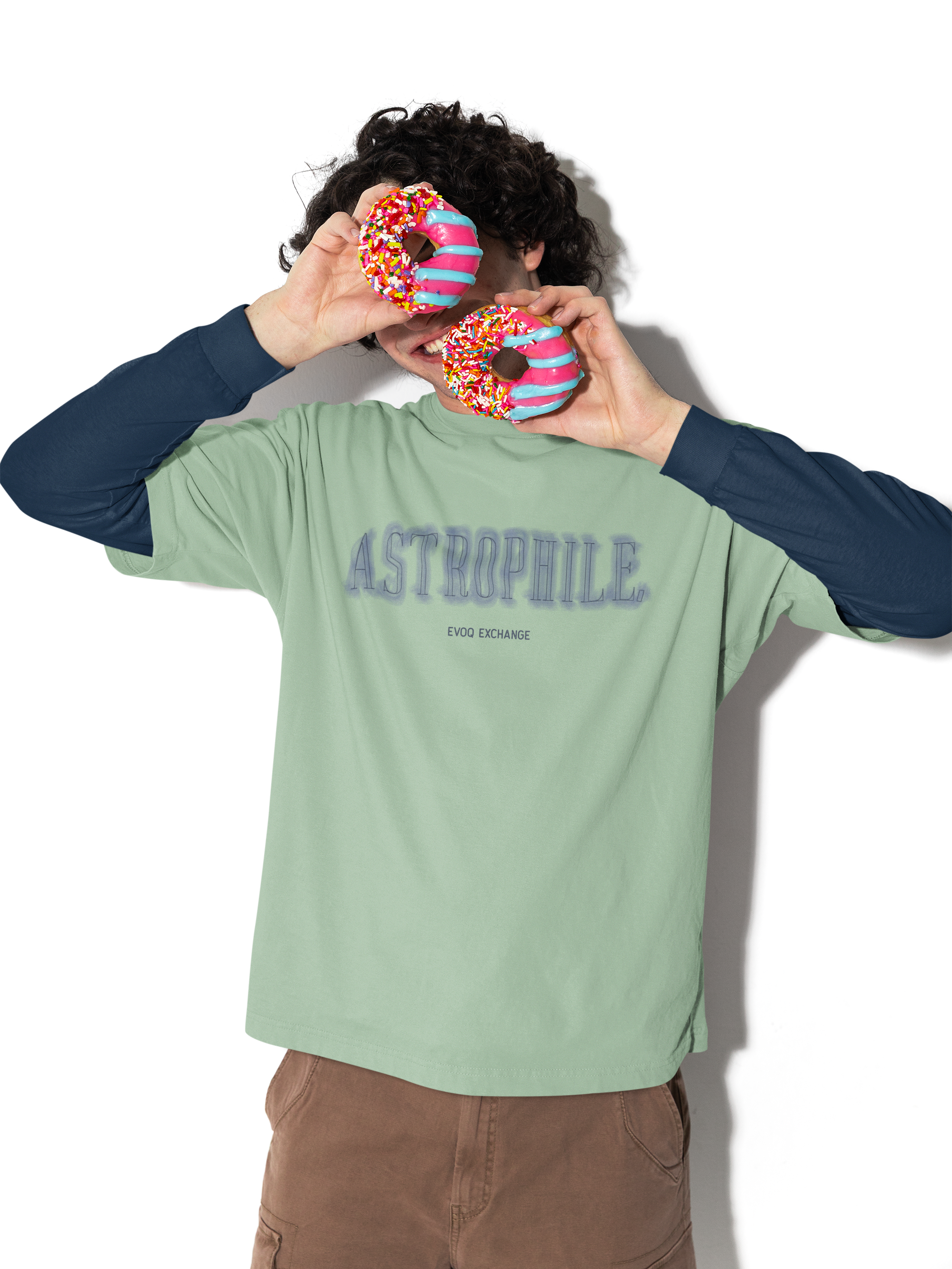 ASTROPHILE Unisex Terry Oversized Tee