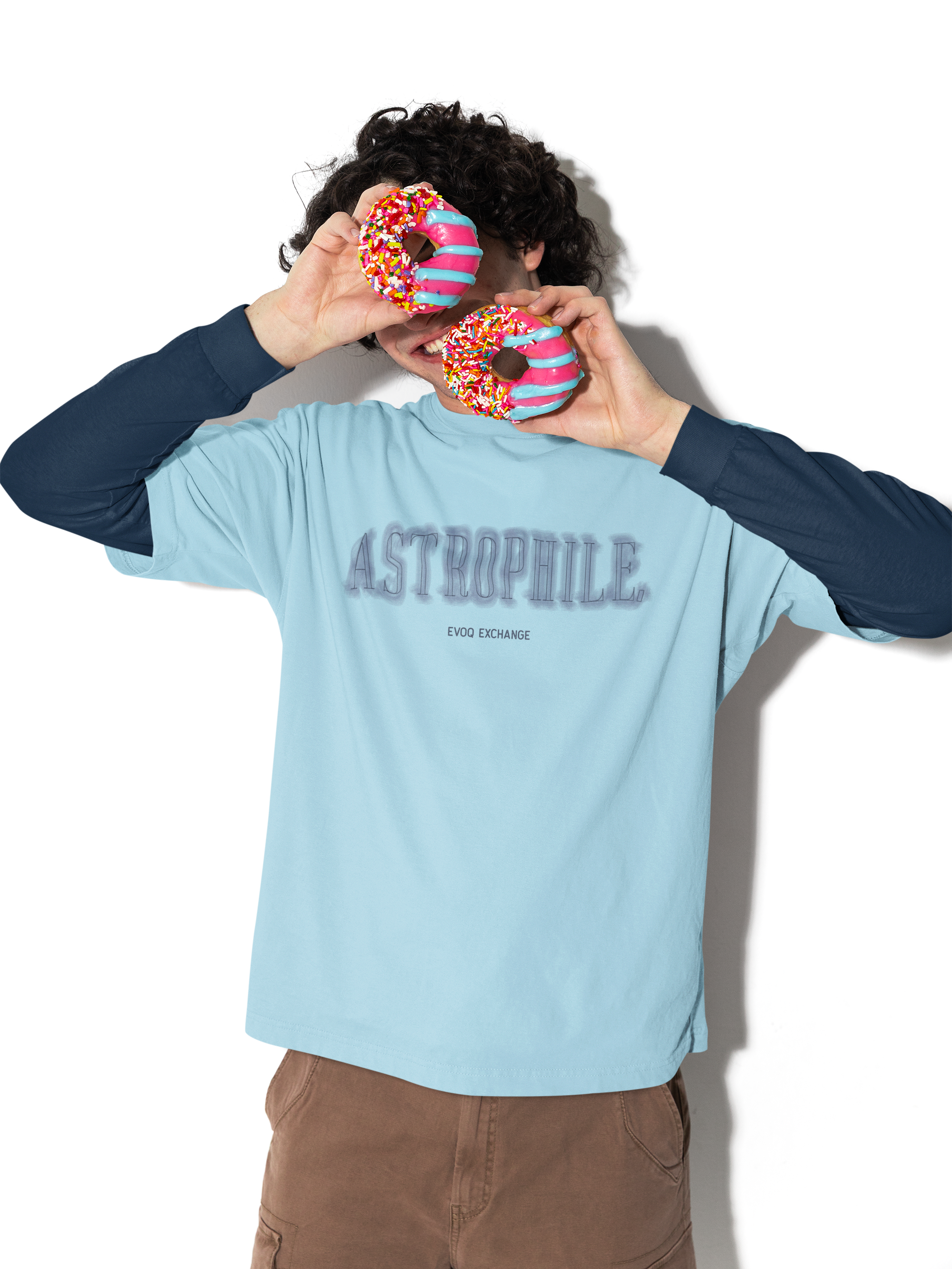 ASTROPHILE Unisex Terry Oversized Tee