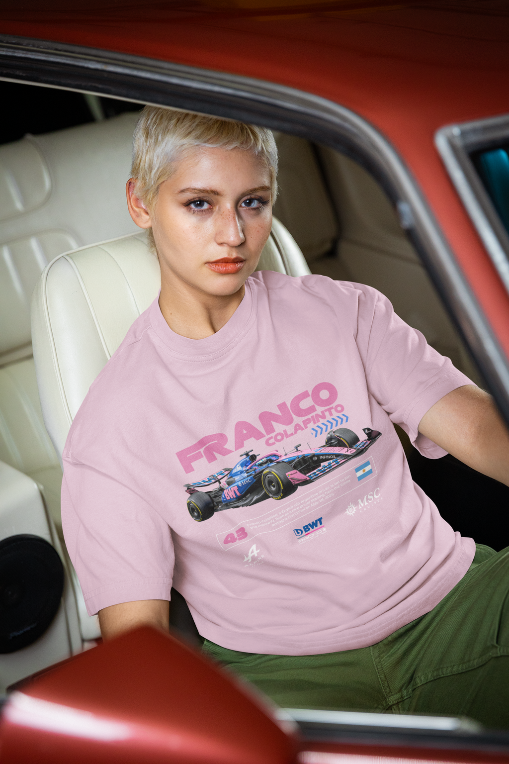 Franco Unisex Terry Oversized Tee