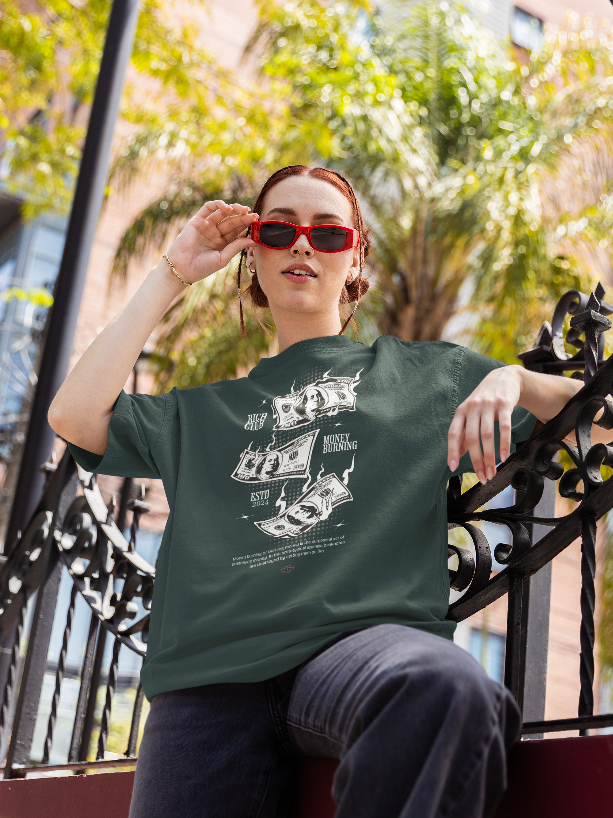 Money Unisex Oversized Classic T-Shirt