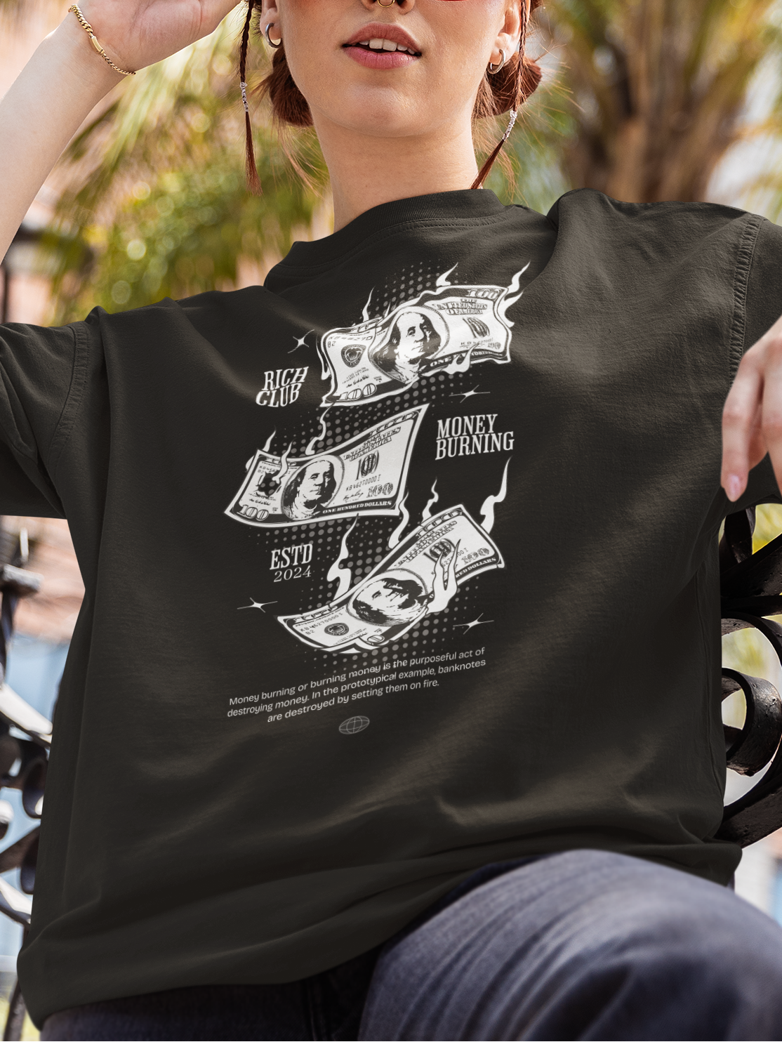 Money Unisex Oversized Classic T-Shirt