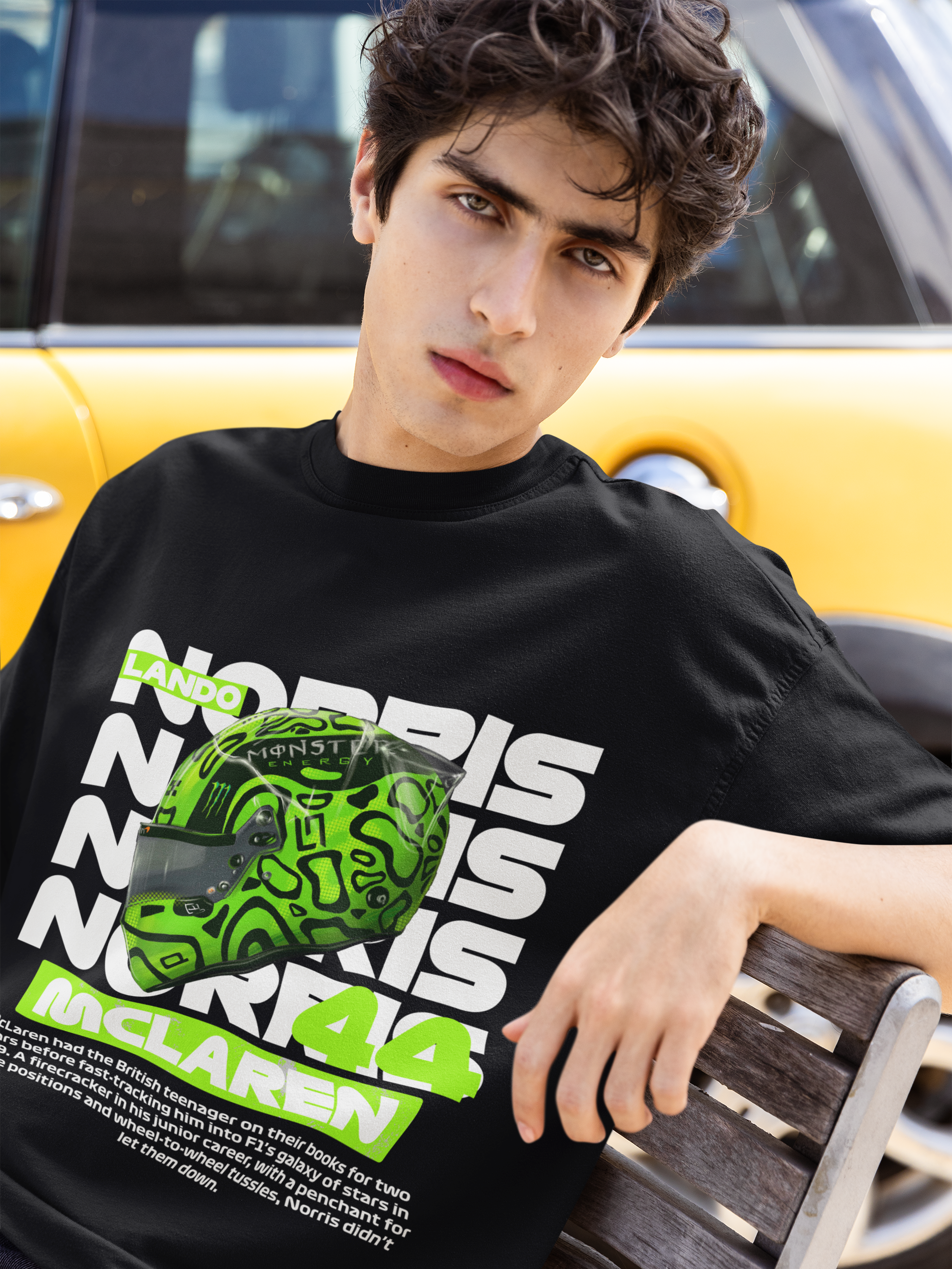 MCLAREN Unisex Terry Oversized Tee